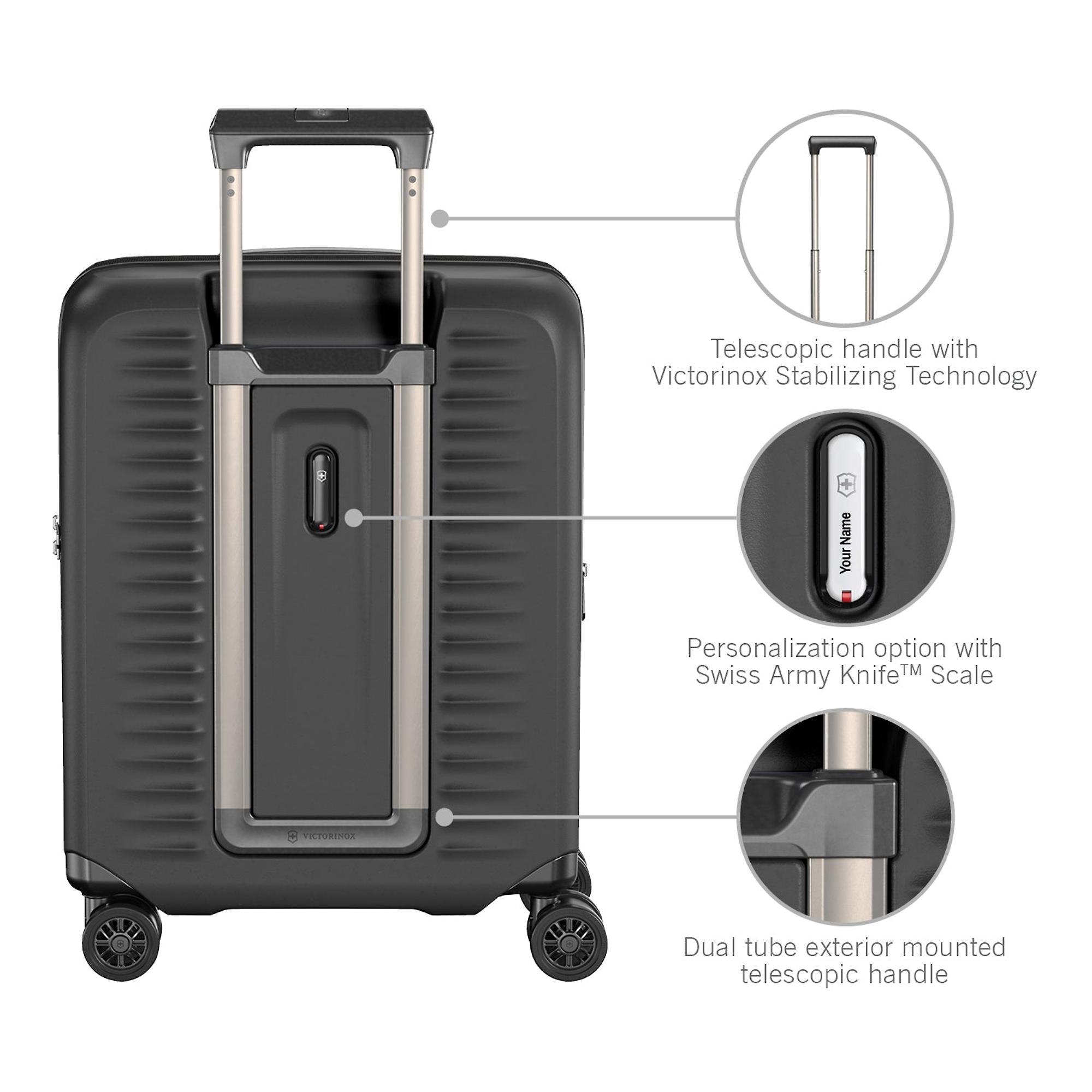 Product image 4 of 16 of Victorinox Airox Advanced Global Carry-On Hardside Cabin Case - Black