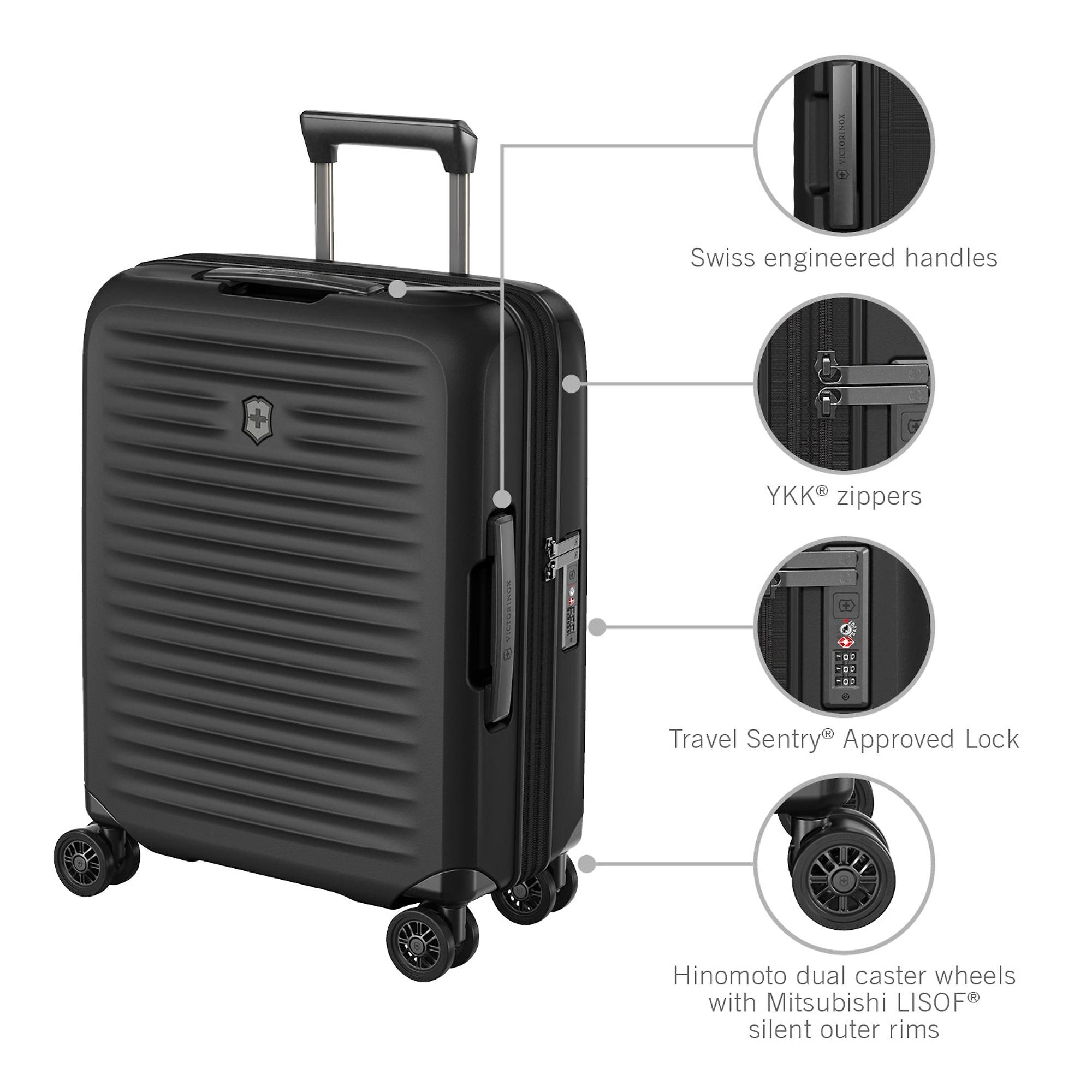 Product image 6 of 16 of Victorinox Airox Advanced Global Carry-On Hardside Cabin Case - Black