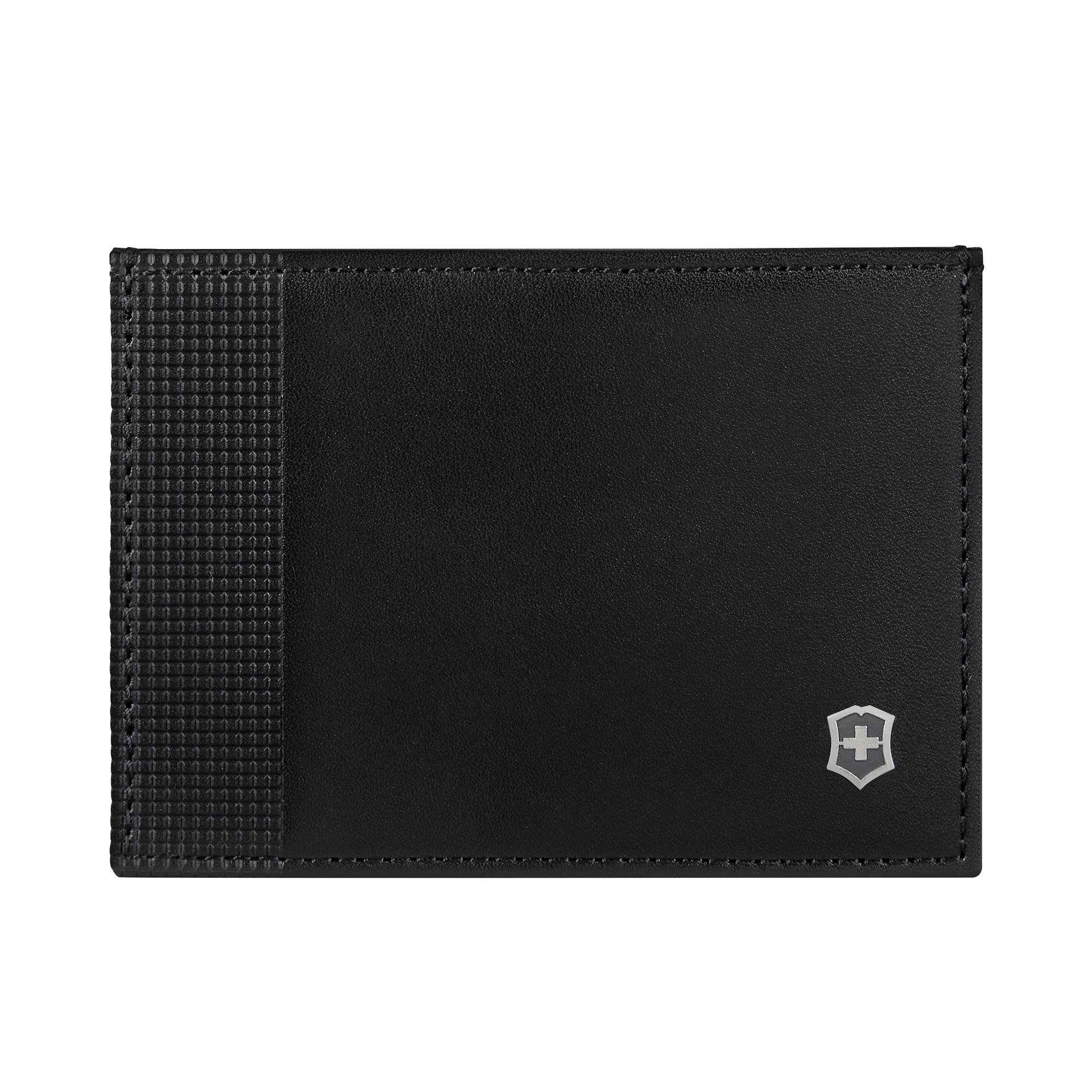Product image 1 of 5 of Victorinox Altius Alox Leather Slim Card Case with RFID - Black