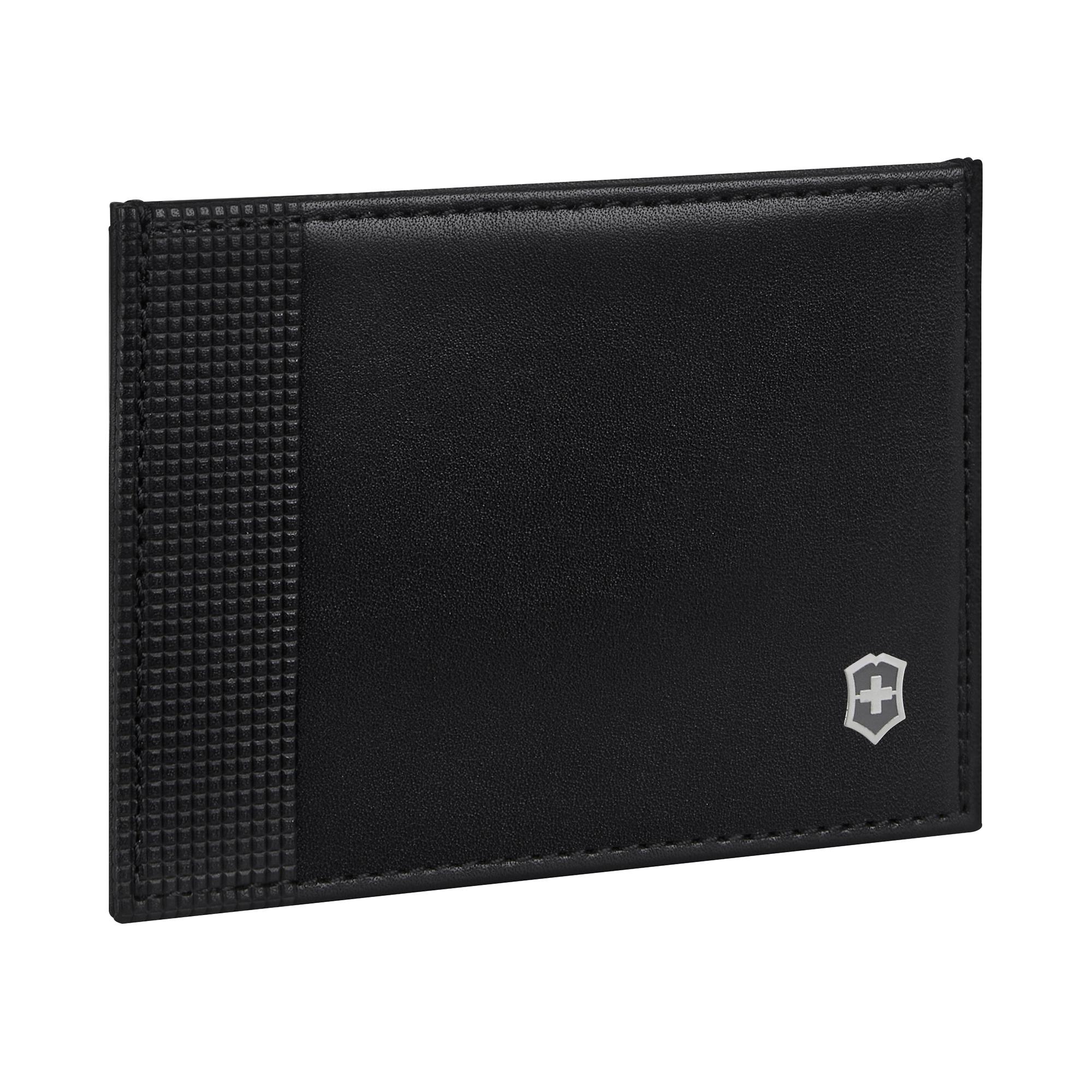 Product image 4 of 5 of Victorinox Altius Alox Leather Slim Card Case with RFID - Black