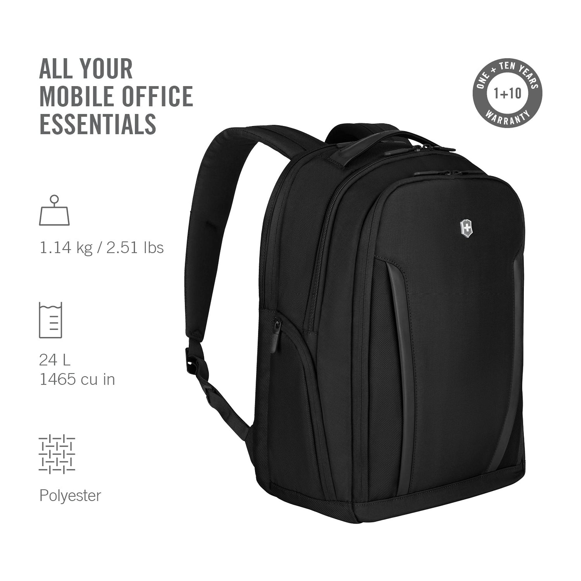 Product image 3 of 12 of Victorinox Altmont Professional 15" Essential Laptop Backpack - Black