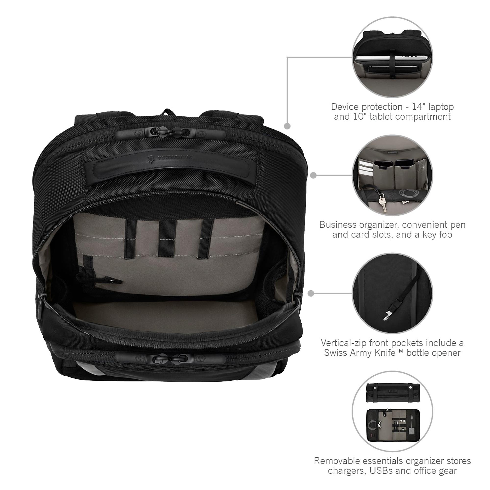 Product image 4 of 12 of Victorinox Altmont Professional 15" Essential Laptop Backpack - Black