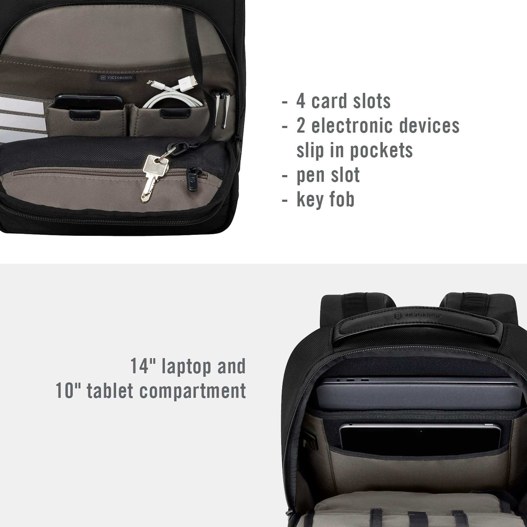 Product image 5 of 13 of Victorinox Altmont Professional Slim 14'' City Laptop Backpack - Black