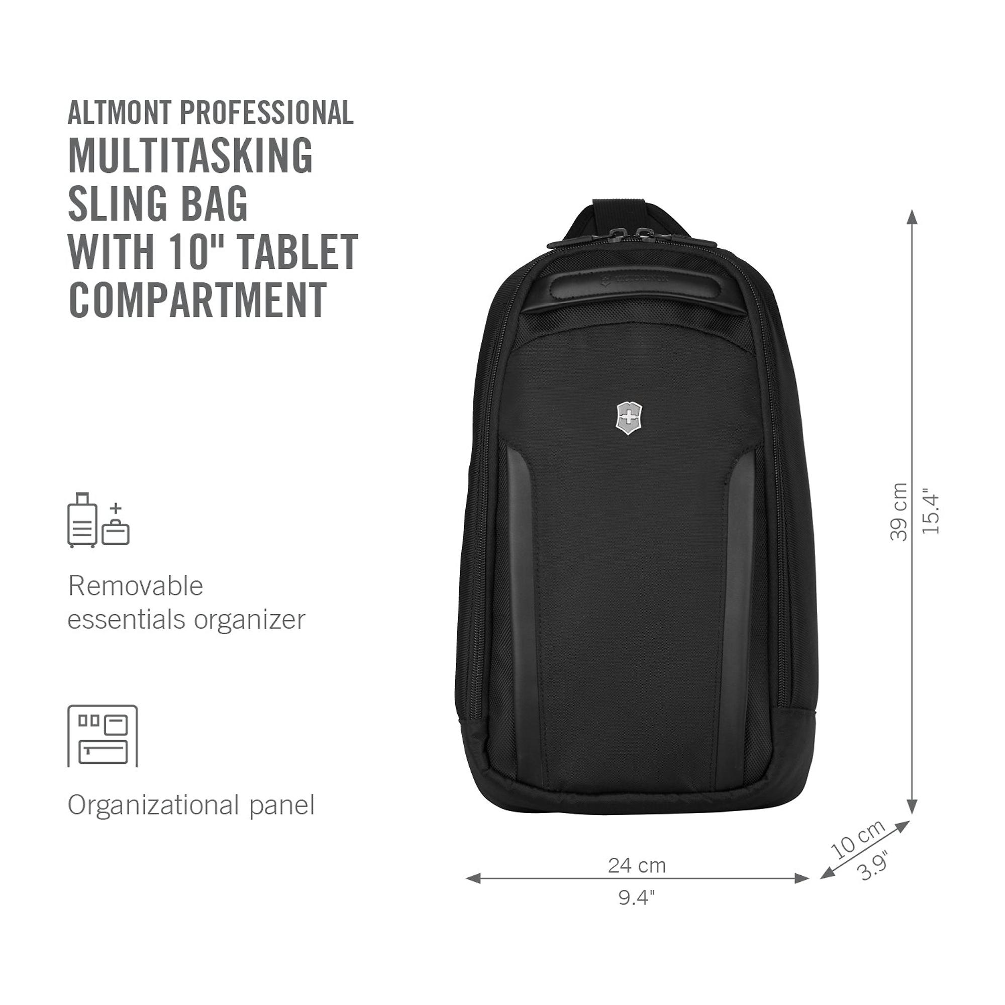 Product image 2 of 10 of Victorinox Altmont Professional Tablet Sling Bag - Black