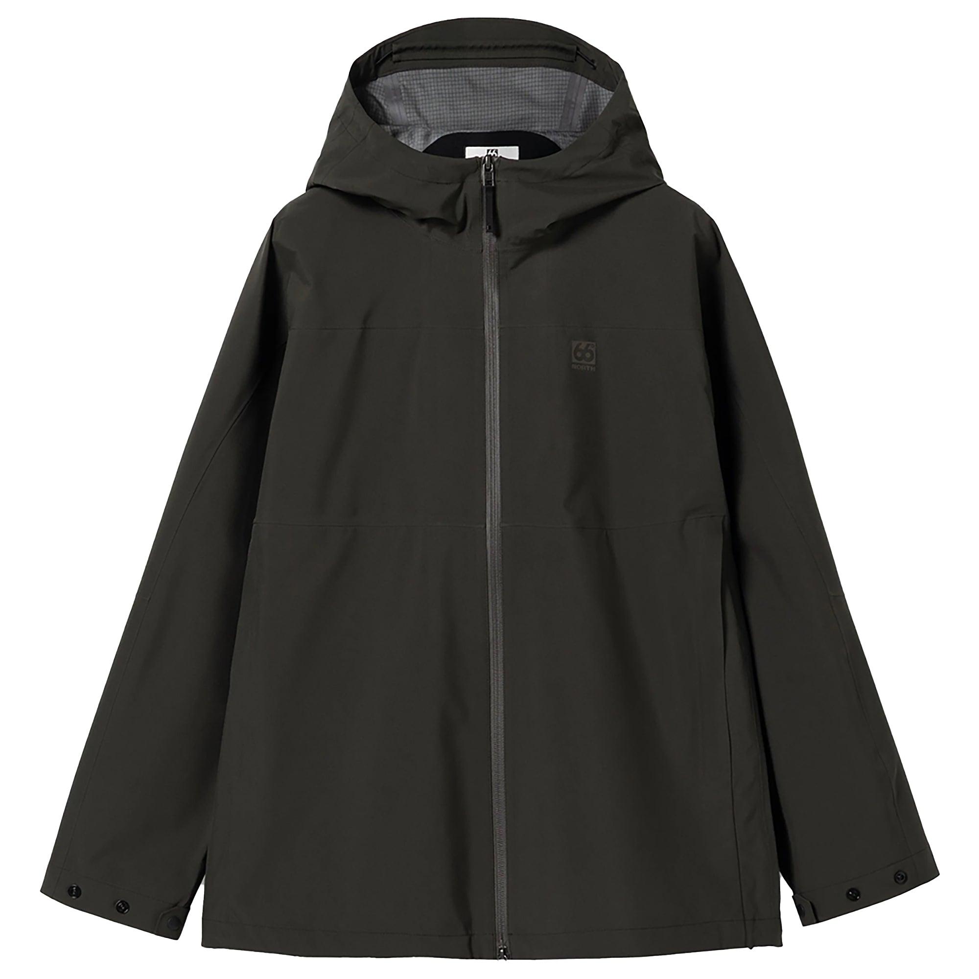 Product image 1 of 7 of 66°North Men's Adalvik Packable Rain Jacket - Alpine Grimmia