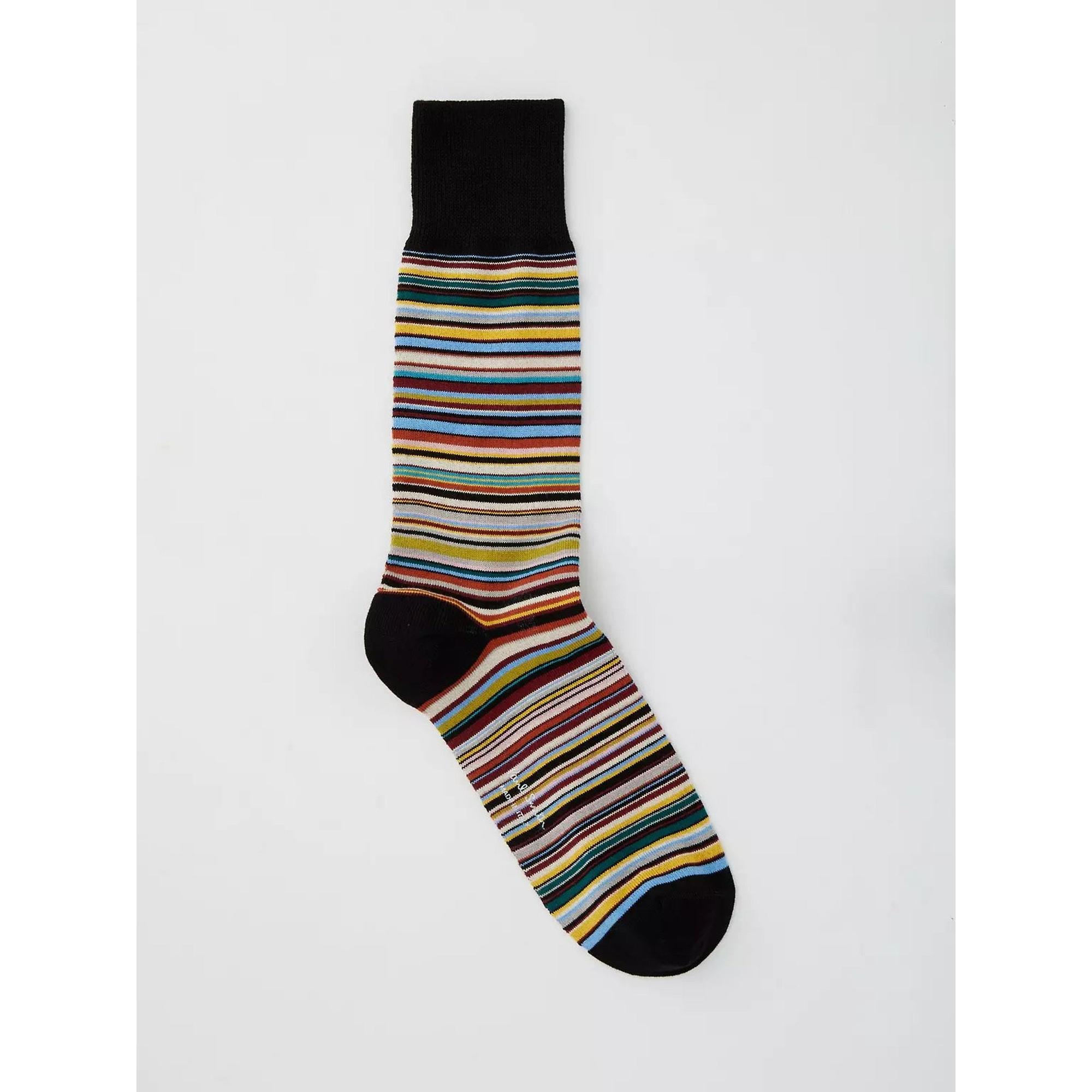 Product image 4 of 4 of Paul Smith Men's Signature Stripe Socks - 2 Pack - Black & Grey - One Size