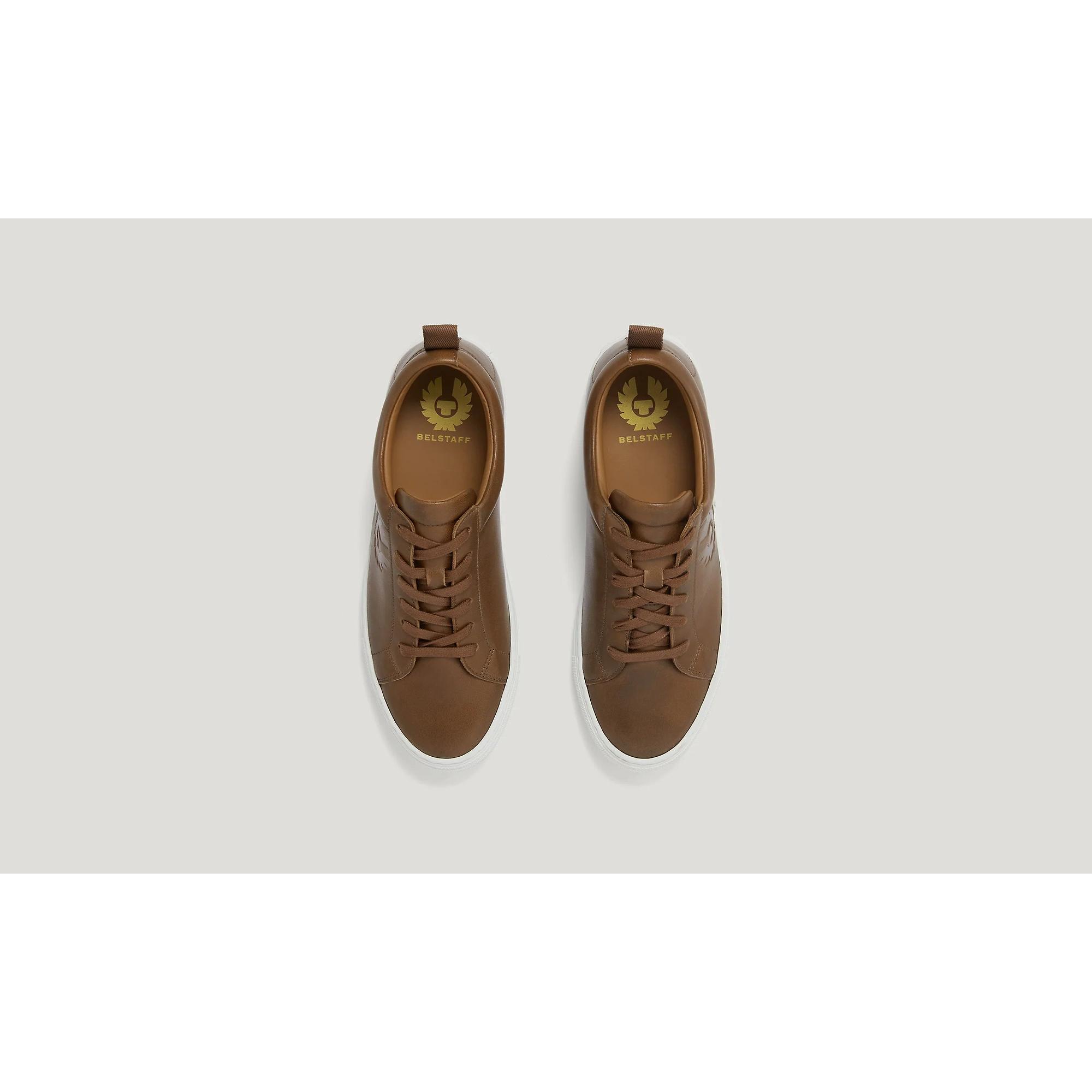 Product image 3 of 5 of Belstaff Men's Nappa Leather Walton Trainers - Cork