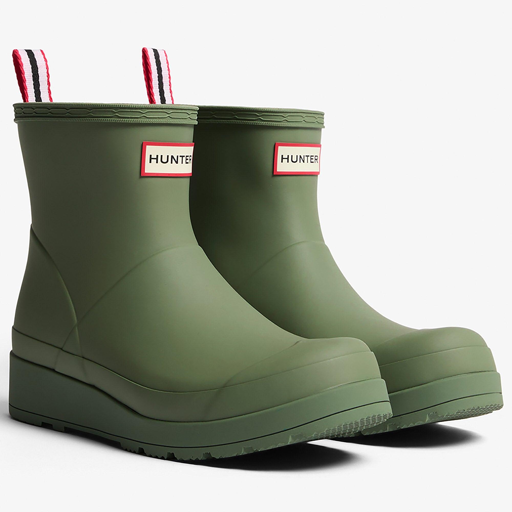 Product image 2 of 4 of Hunter Women's Play Short Wellington Boots - Lichen Green