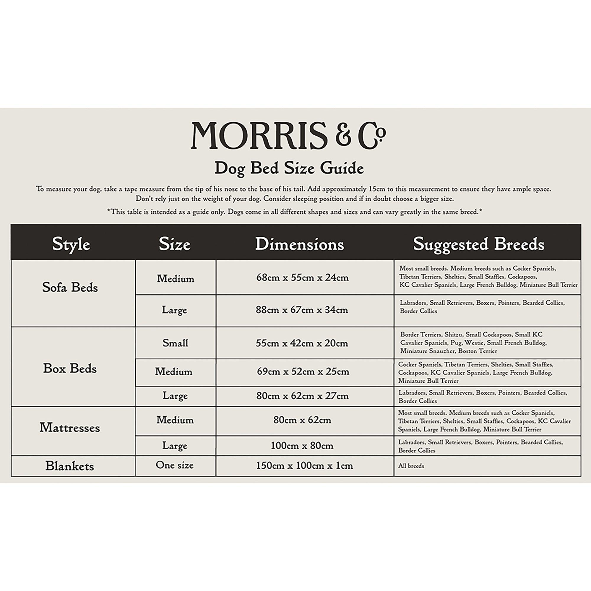 Product image 7 of 7 of William Morris Square Dog Bed - Acanthus Print