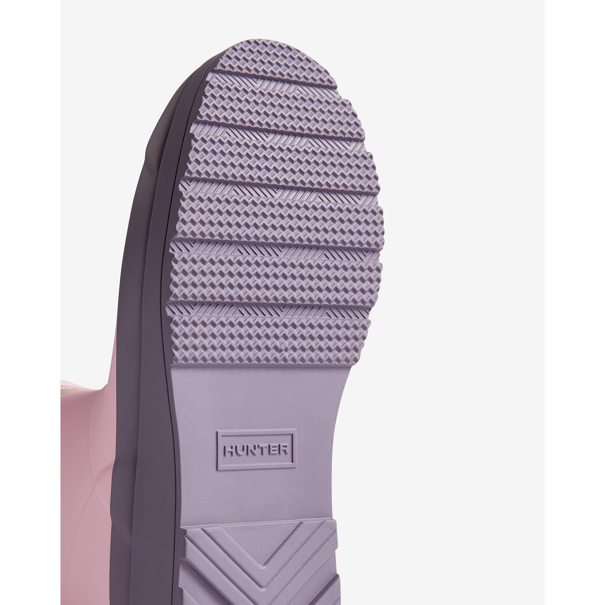 Product image 5 of 6 of Hunter Women's Play Short Wellington Boots - Parfait Pink/Purple Top