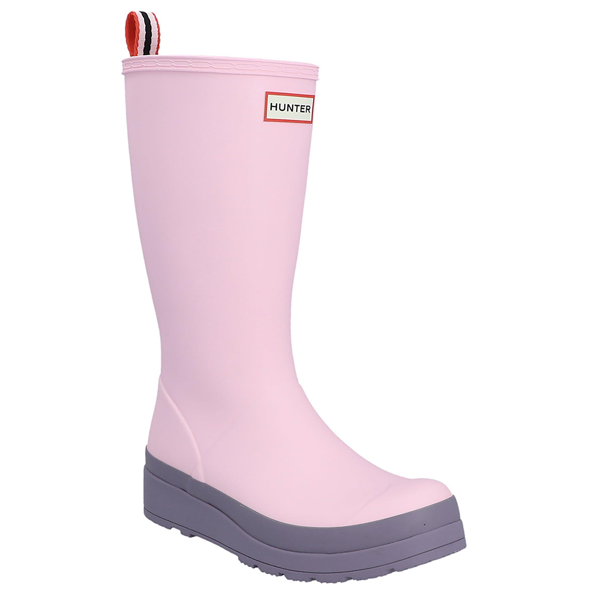 Product image 6 of 6 of Hunter Women's Play Tall Wellington Boots - Parfait Pink/Purple Top