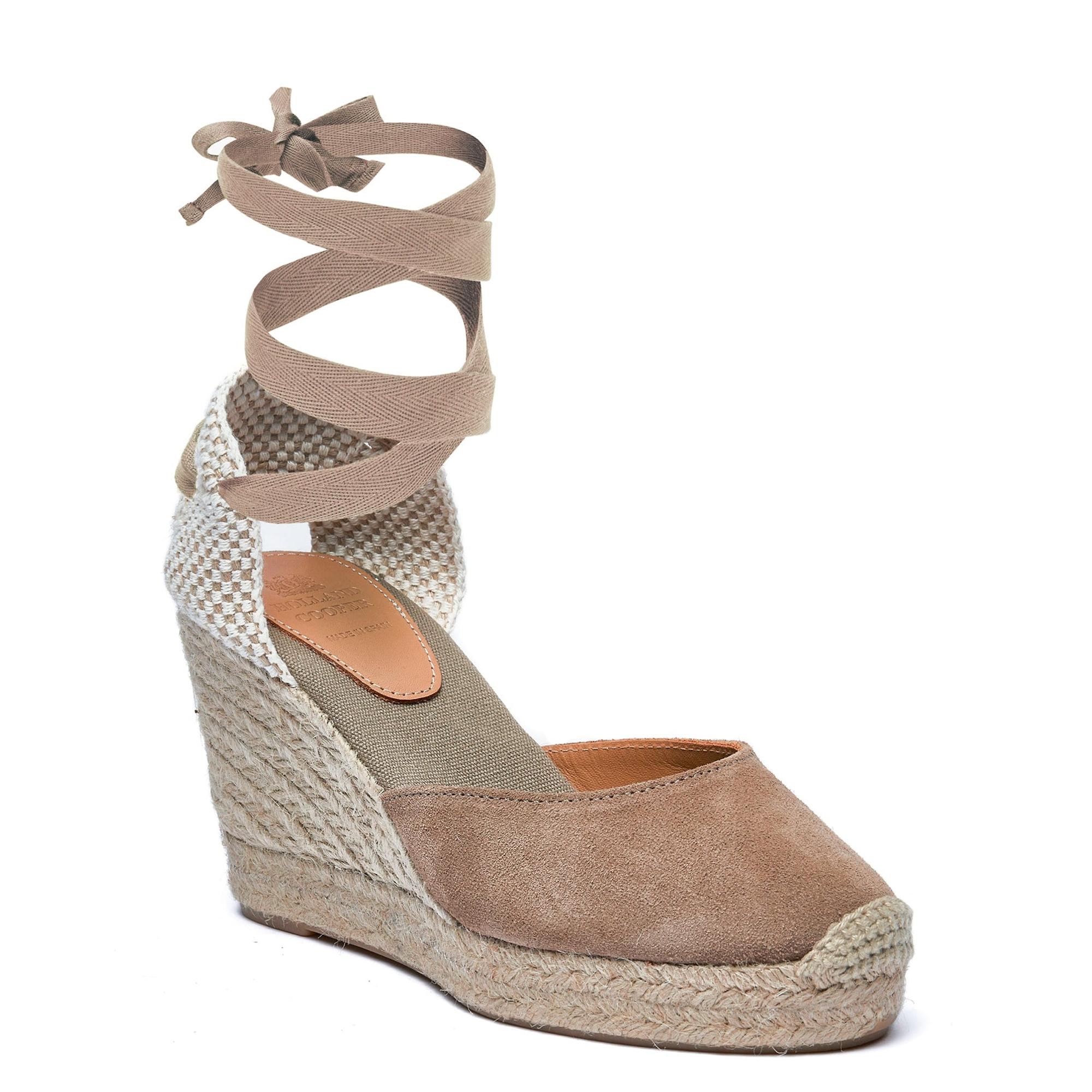 Product image 1 of 7 of Holland Cooper Women's Seville Wedge Sandals - Taupe
