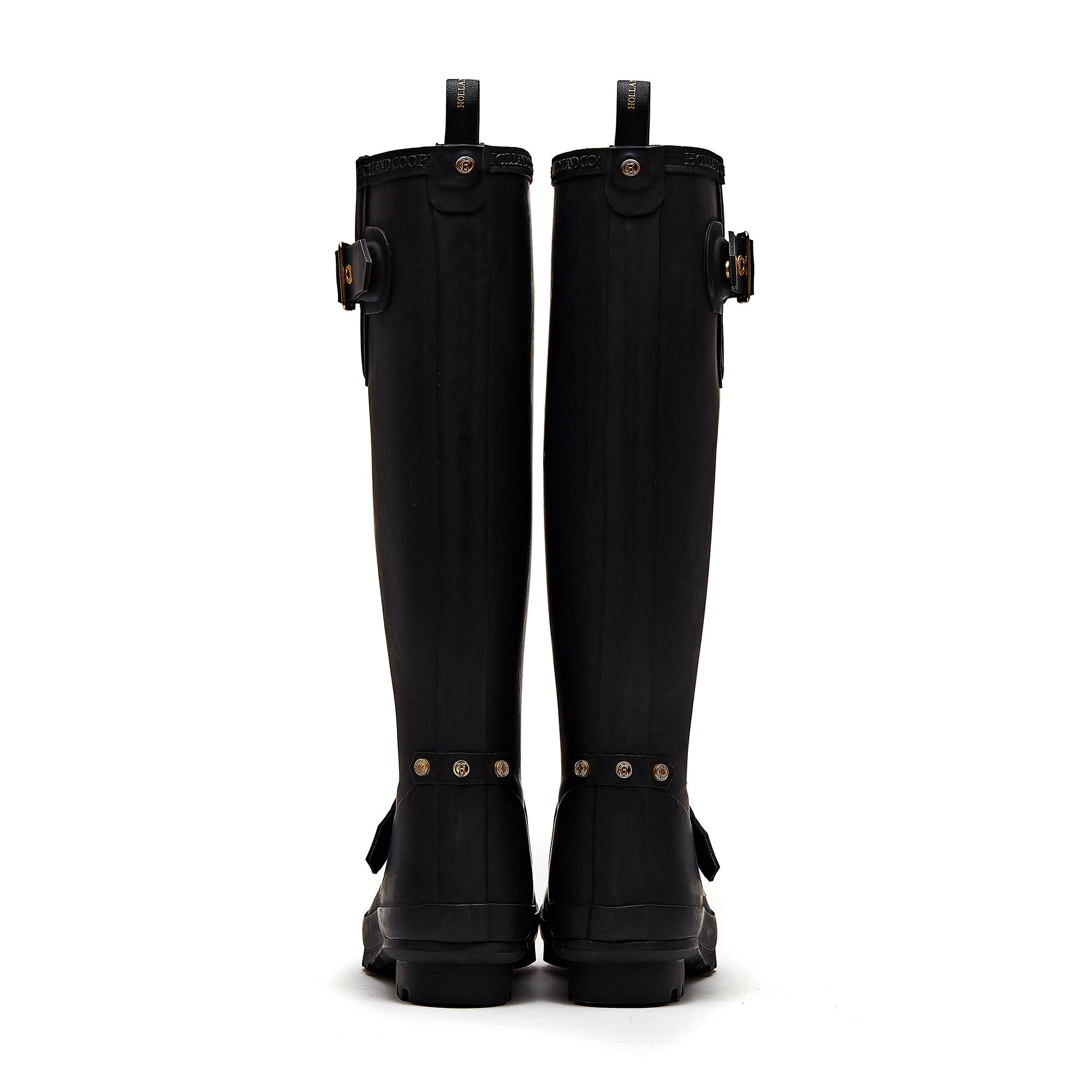 Product image 10 of 11 of Holland Cooper Women's Sherpa Lined Regency Wellingtons - Matte Black