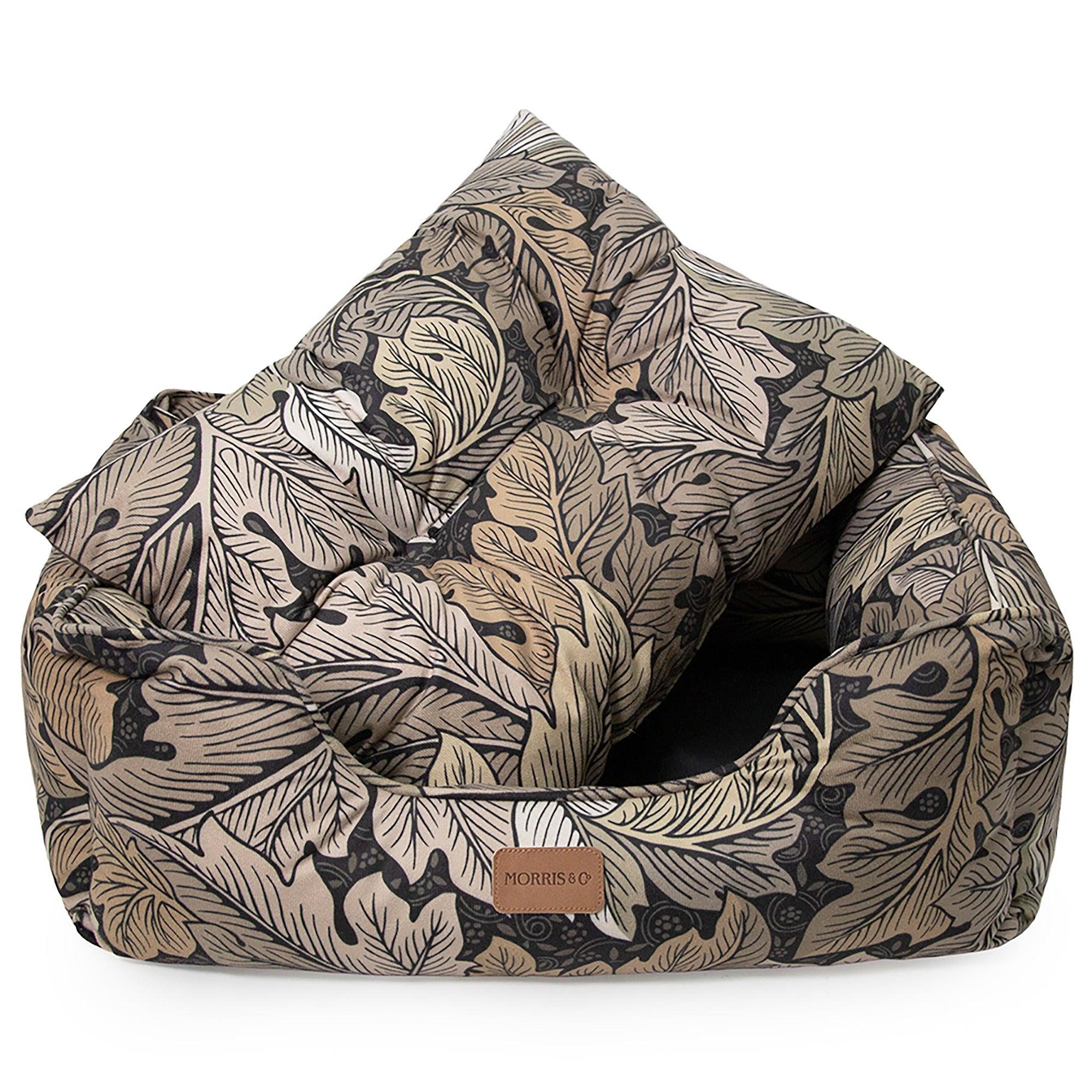 Product image 3 of 6 of William Morris Square Dog Bed - Acanthus Print