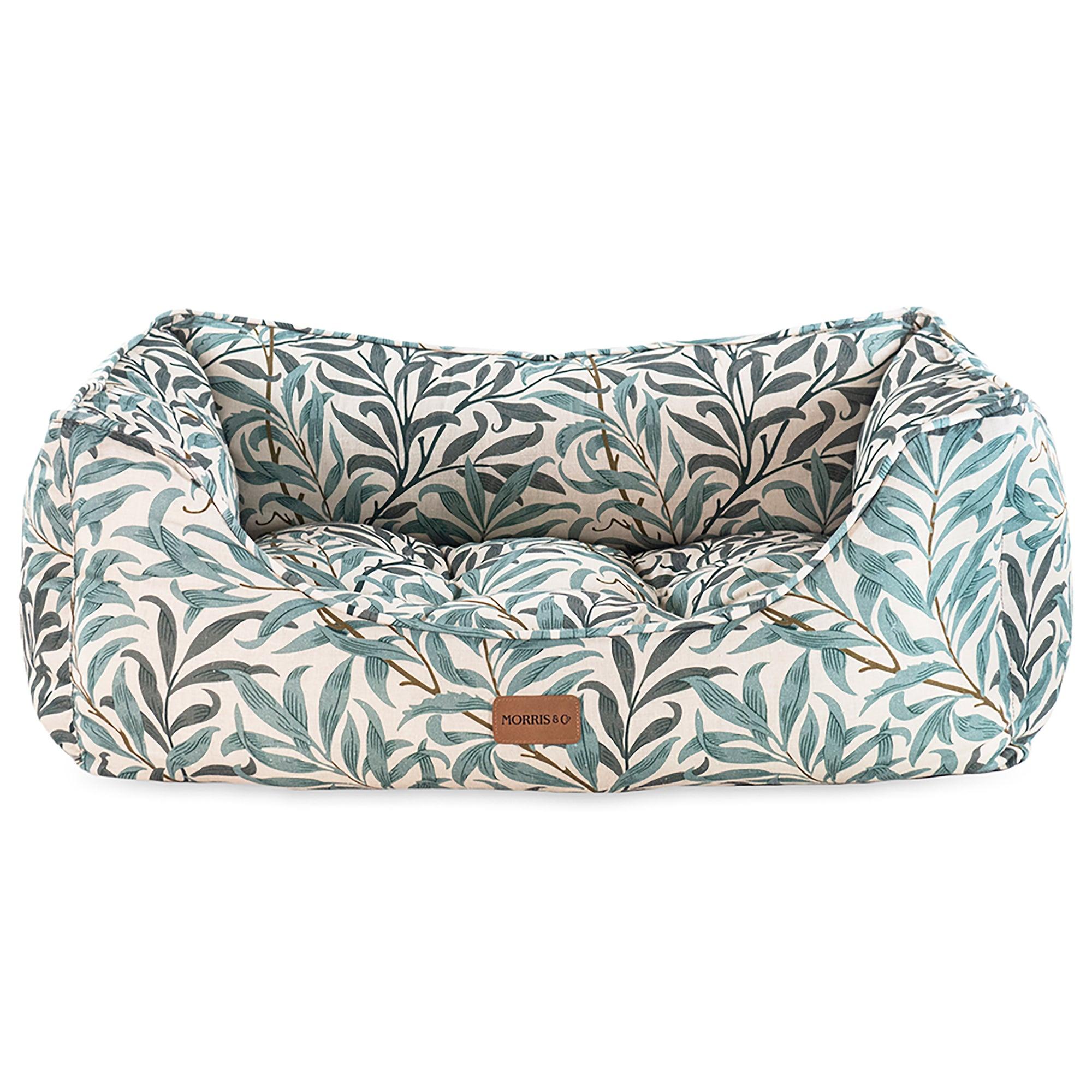 Product image 1 of 6 of William Morris Square Dog Bed - Willow Bough Print