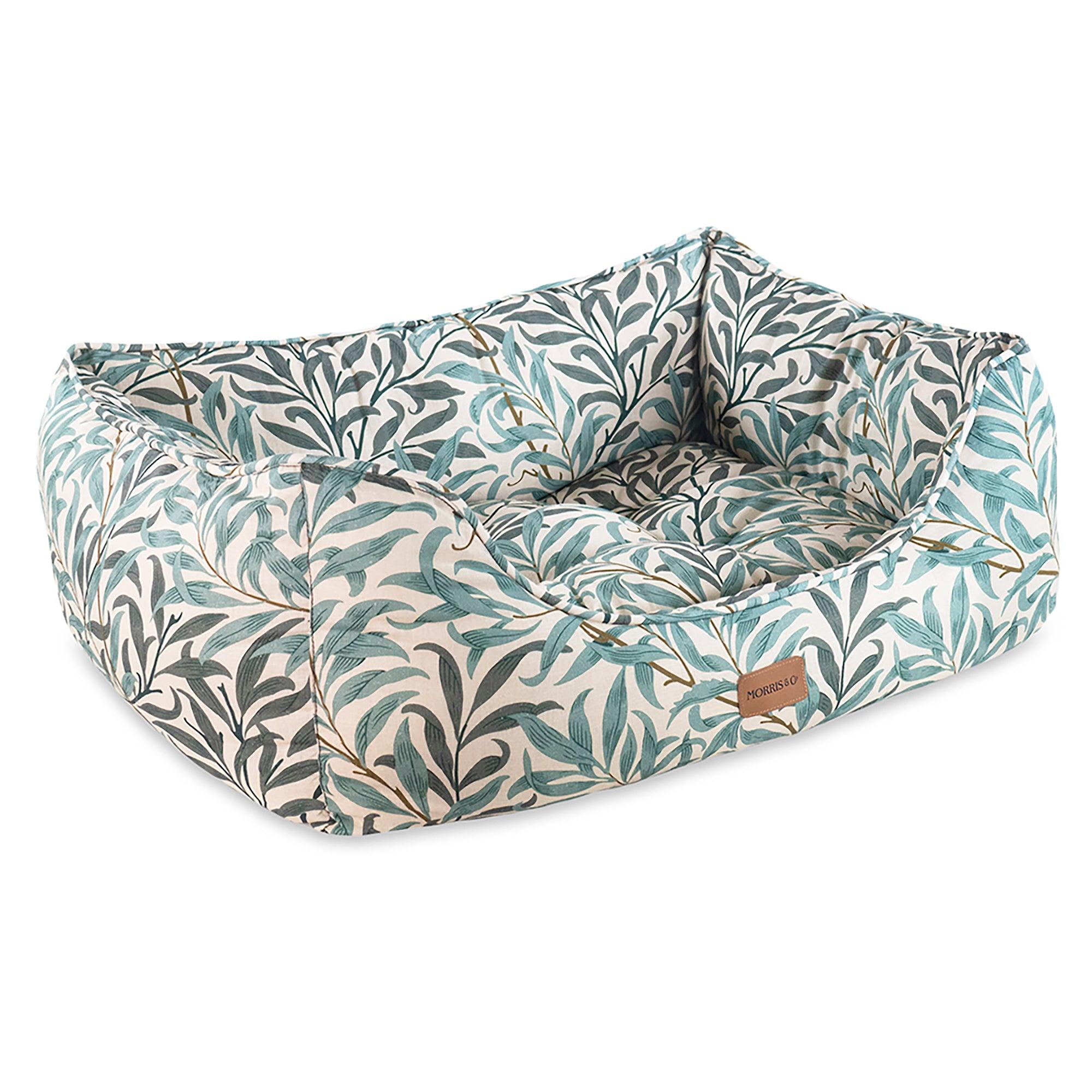 Product image 4 of 6 of William Morris Square Dog Bed - Willow Bough Print