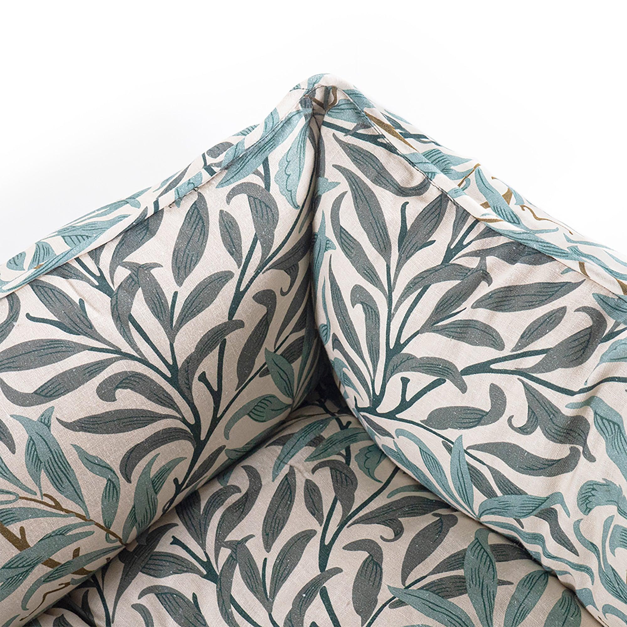 Product image 5 of 6 of William Morris Square Dog Bed - Willow Bough Print