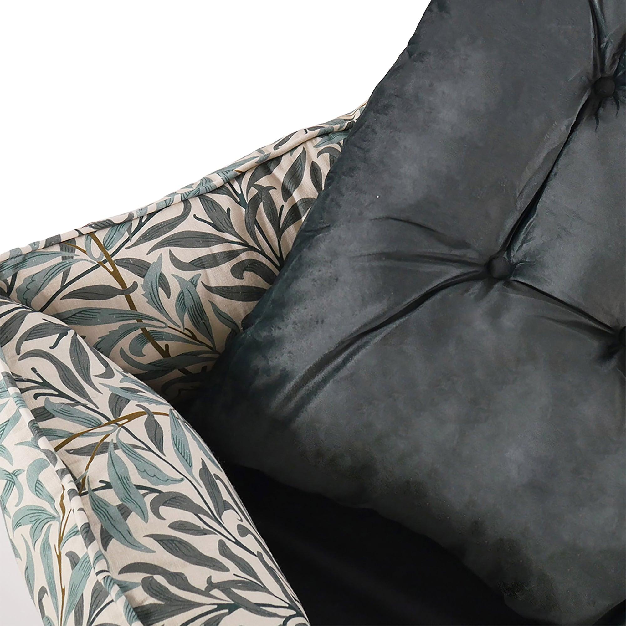 Product image 6 of 6 of William Morris Square Dog Bed - Willow Bough Print