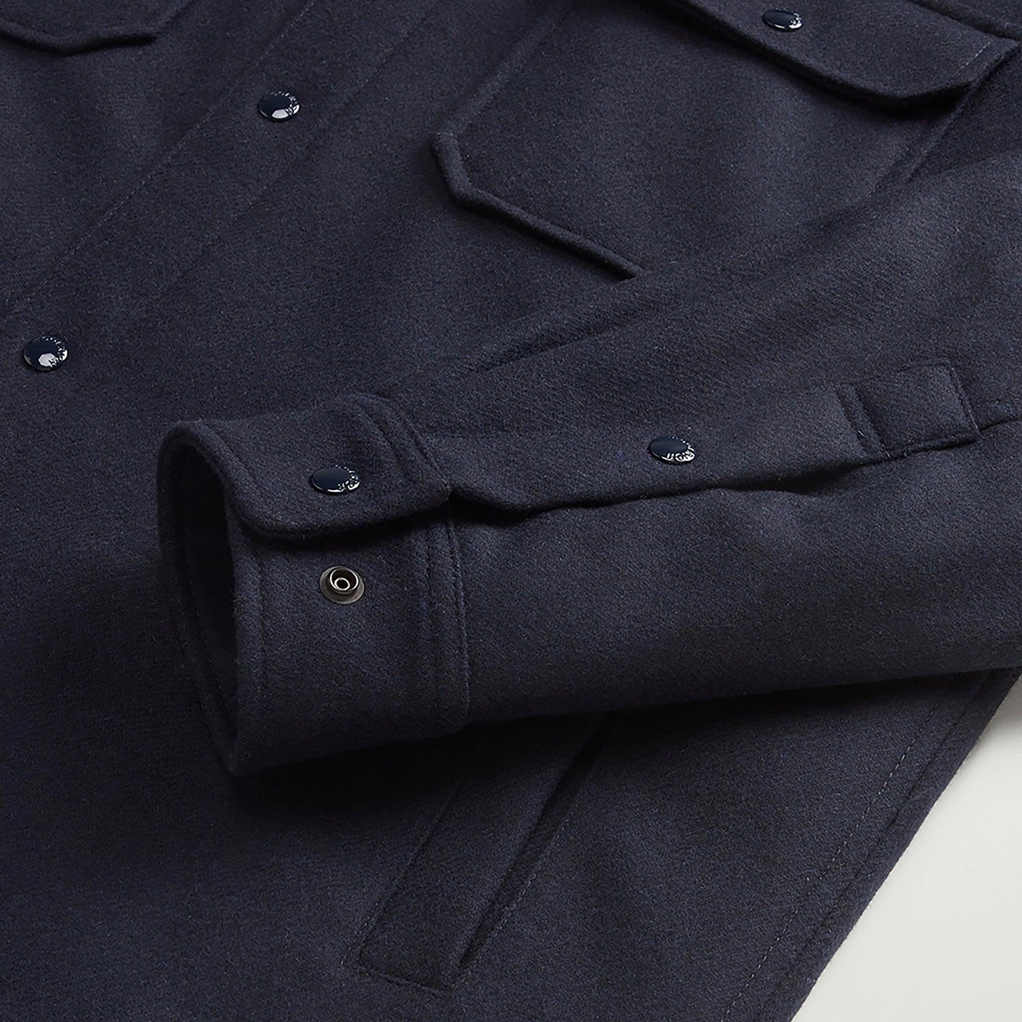 Product image 7 of 9 of Woolrich Men's Alaskan Padded Overshirt - Melton Blue