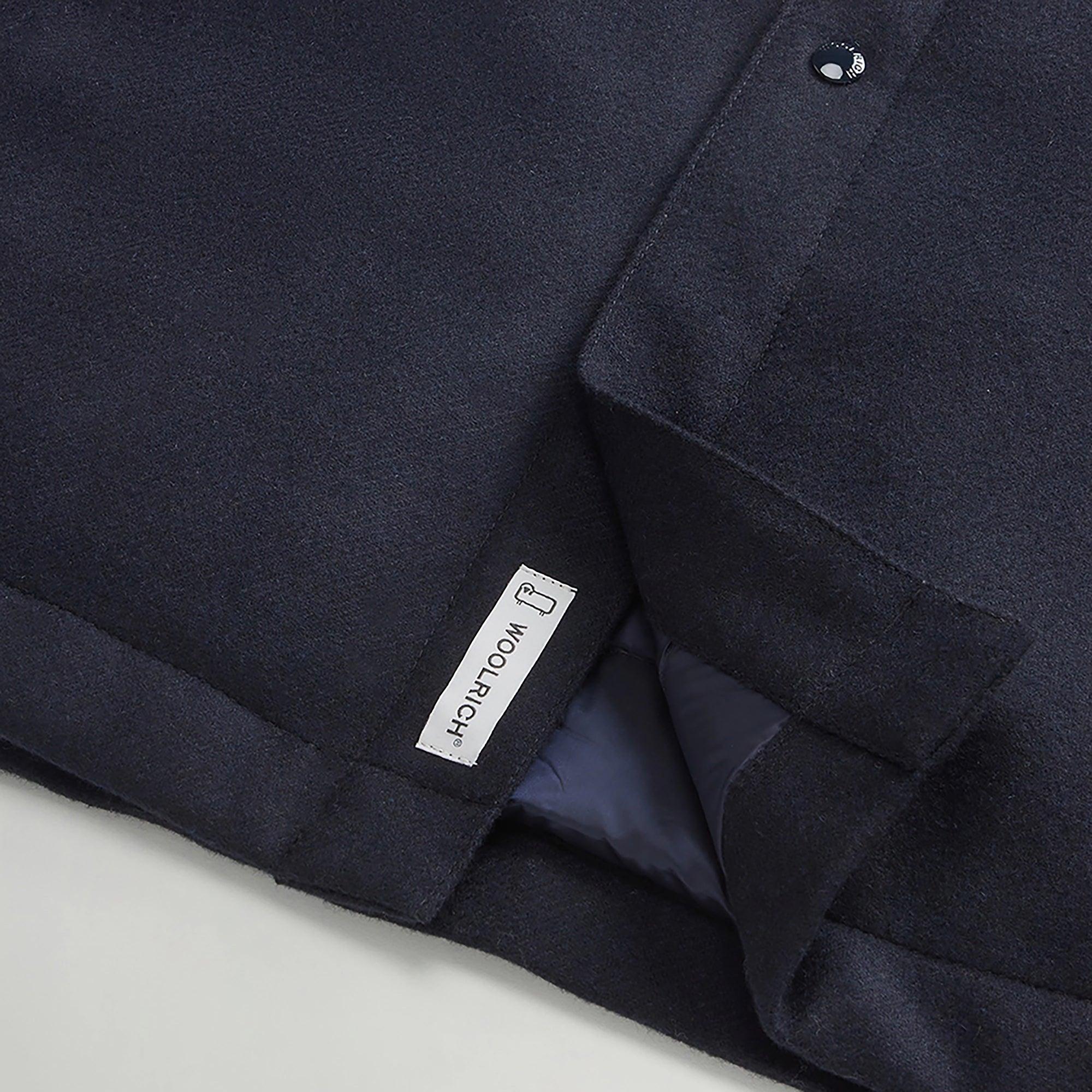 Product image 8 of 9 of Woolrich Men's Alaskan Padded Overshirt - Melton Blue