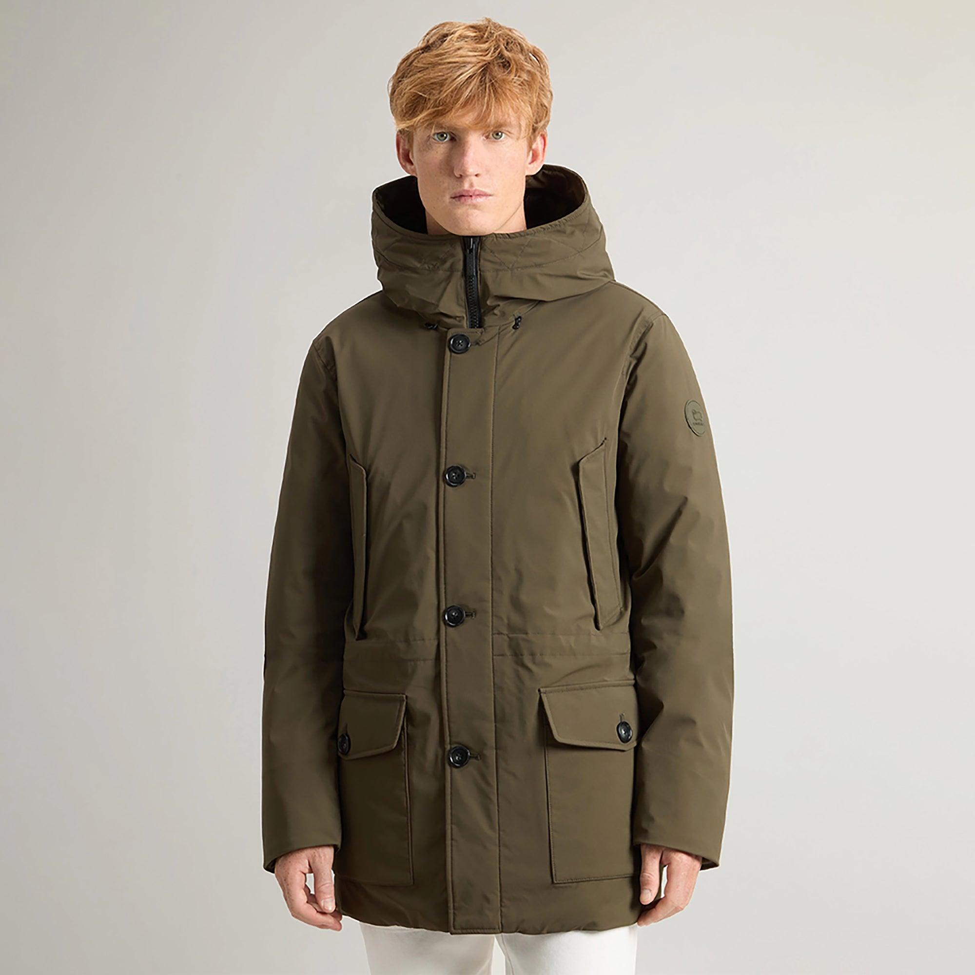 Product image 2 of 10 of Woolrich Men's Arctic Stretch Down Parka - Dark Green