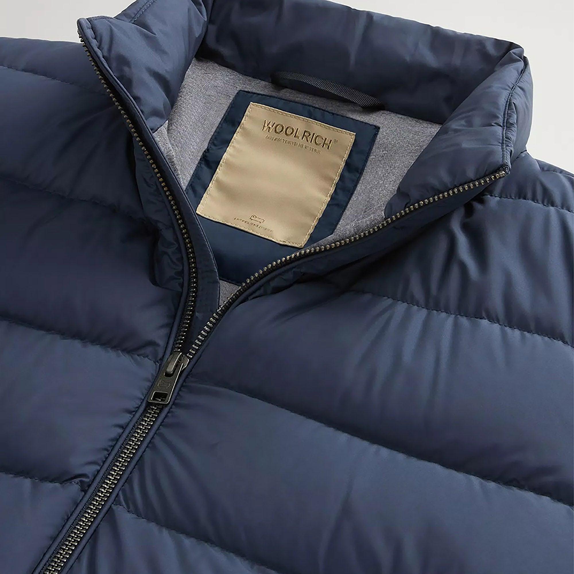 Product image 6 of 9 of Woolrich Men's Lightweight Microfibre Down Jacket - Melton Blue
