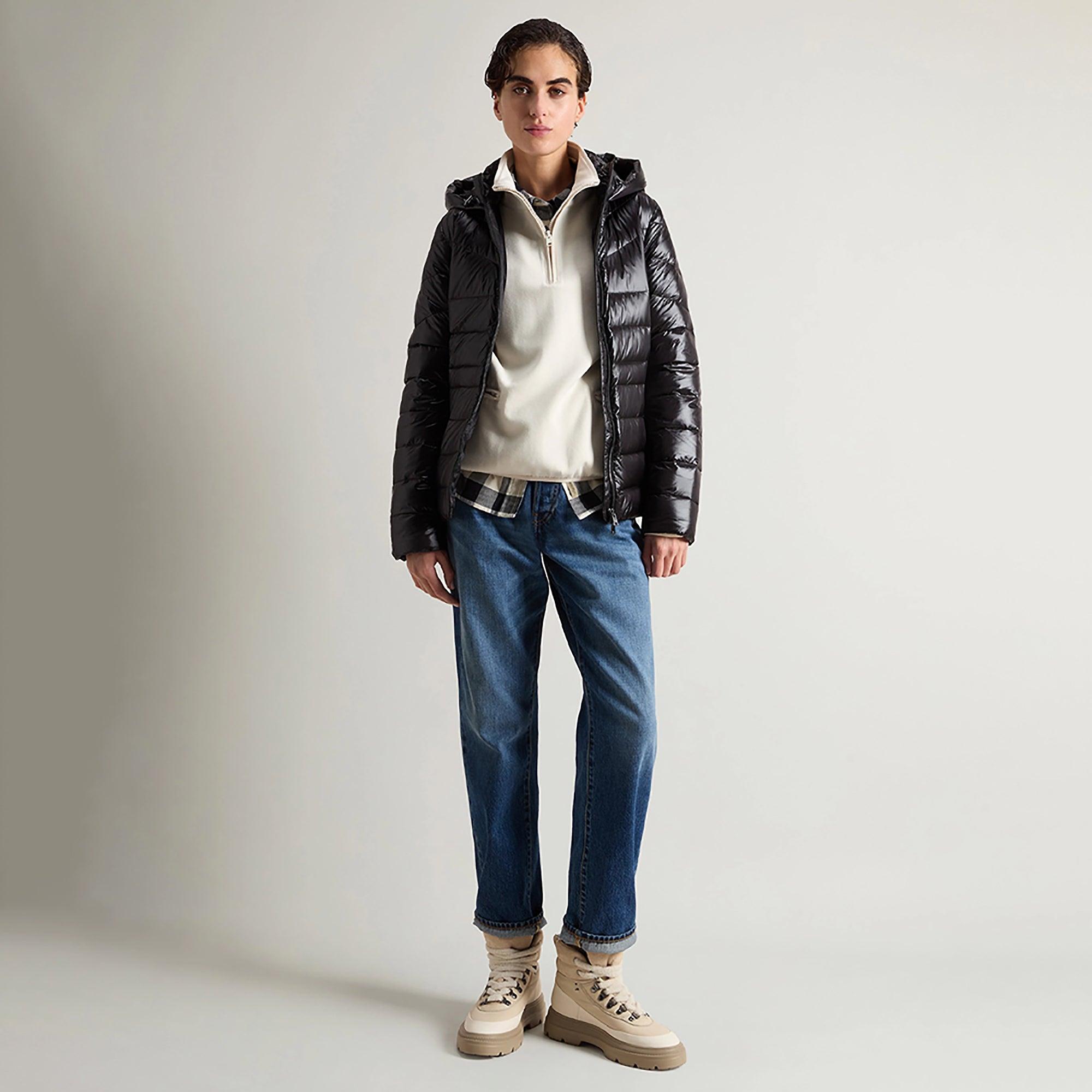 Product image 3 of 8 of Woolrich Women's Aliquippa Lightweight Down Jacket - Black
