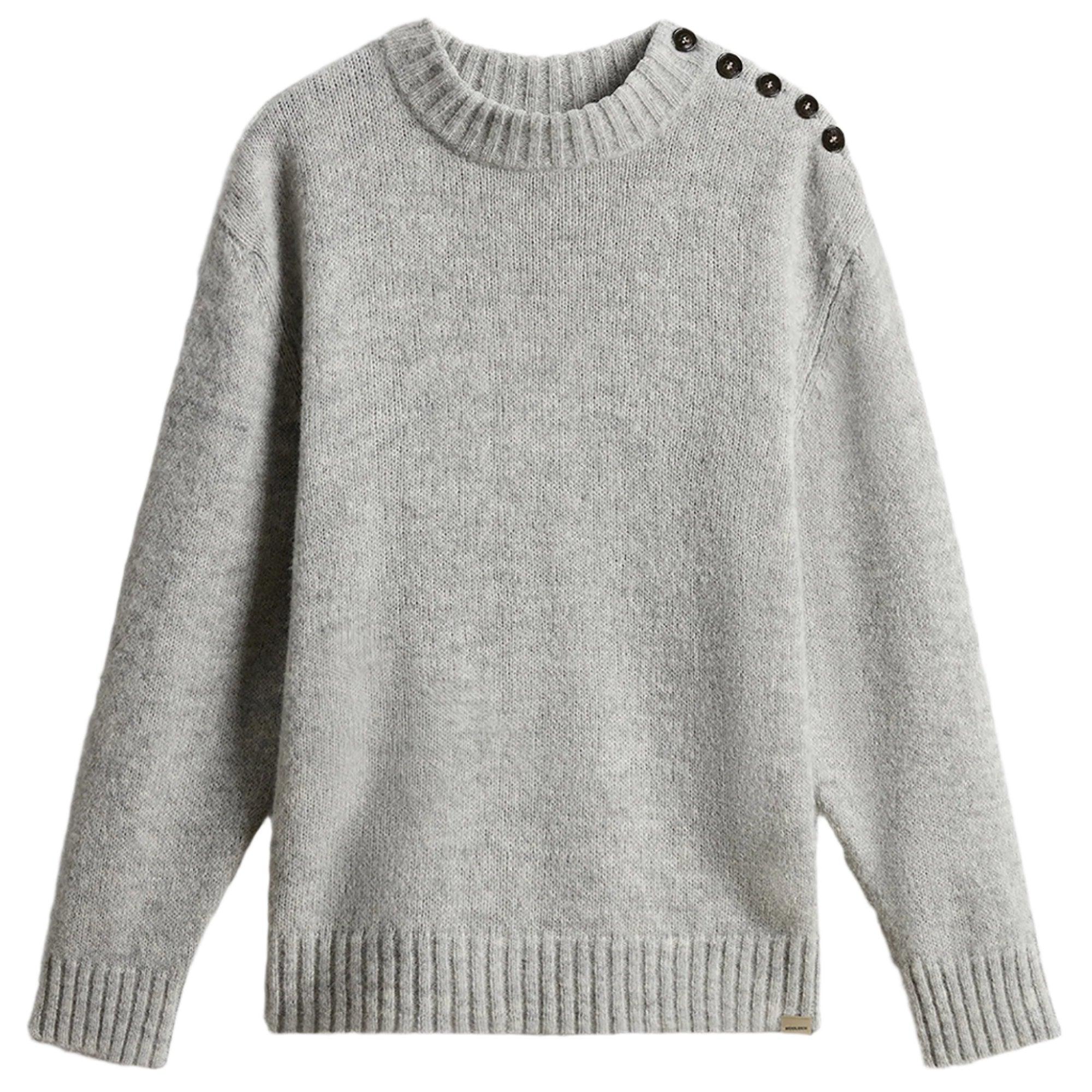 Product image 1 of 8 of Woolrich Women's Alpaca Blend Sweater - Grey Melange