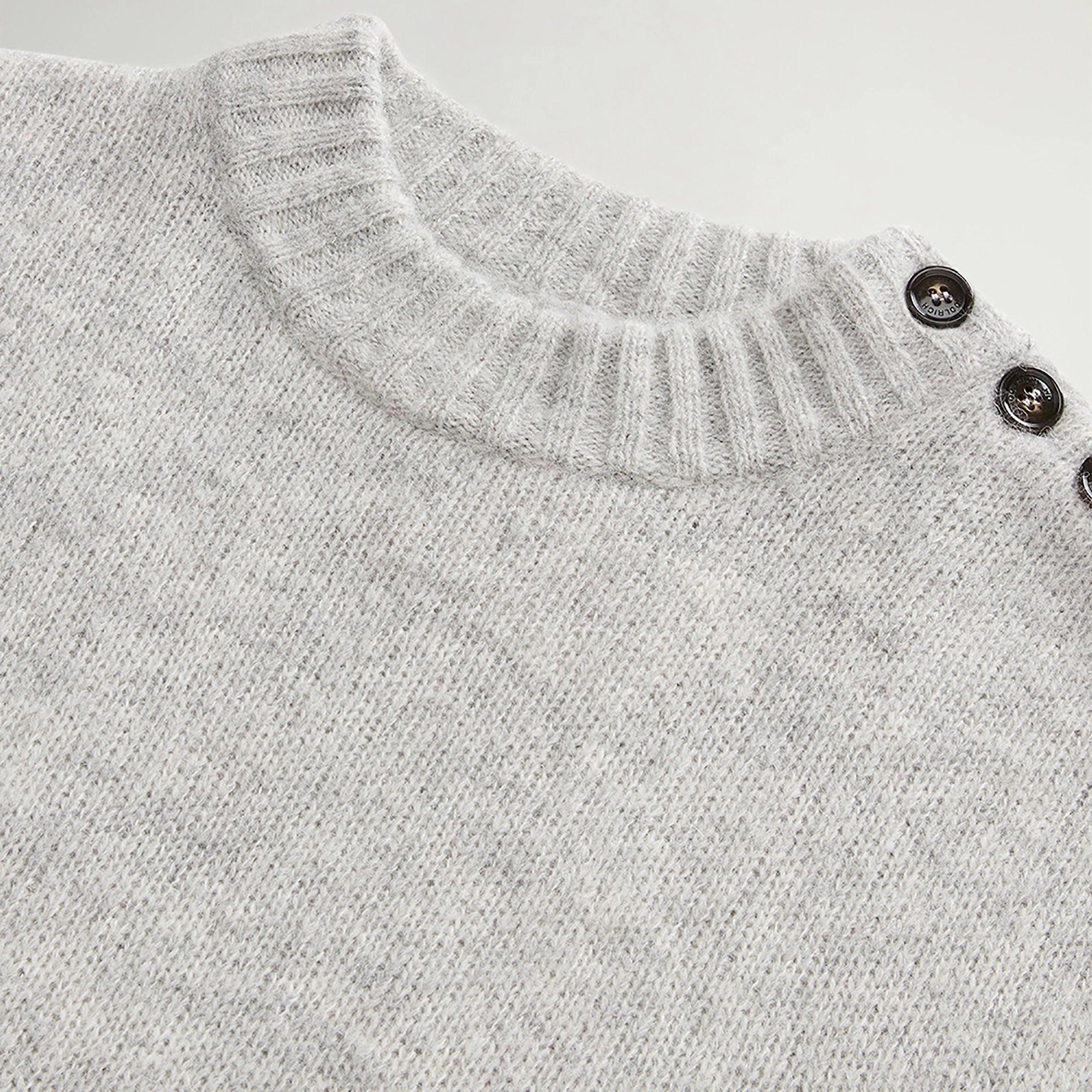 Product image 6 of 8 of Woolrich Women's Alpaca Blend Sweater - Grey Melange