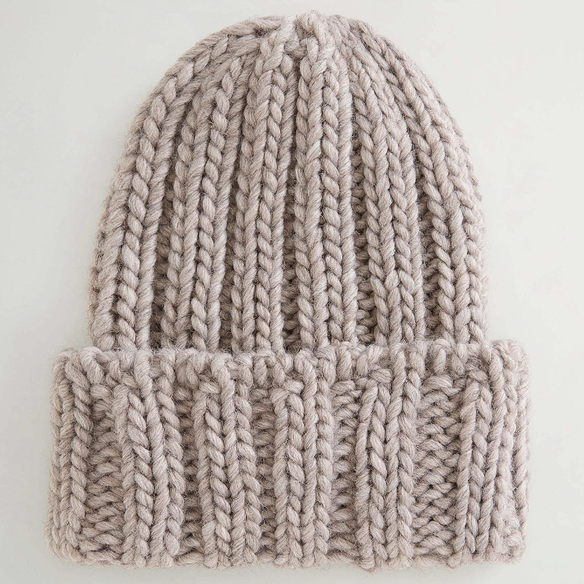 Product image 3 of 4 of Woolrich Women's Chunky Ribbed Beanie - Light Grey Melange