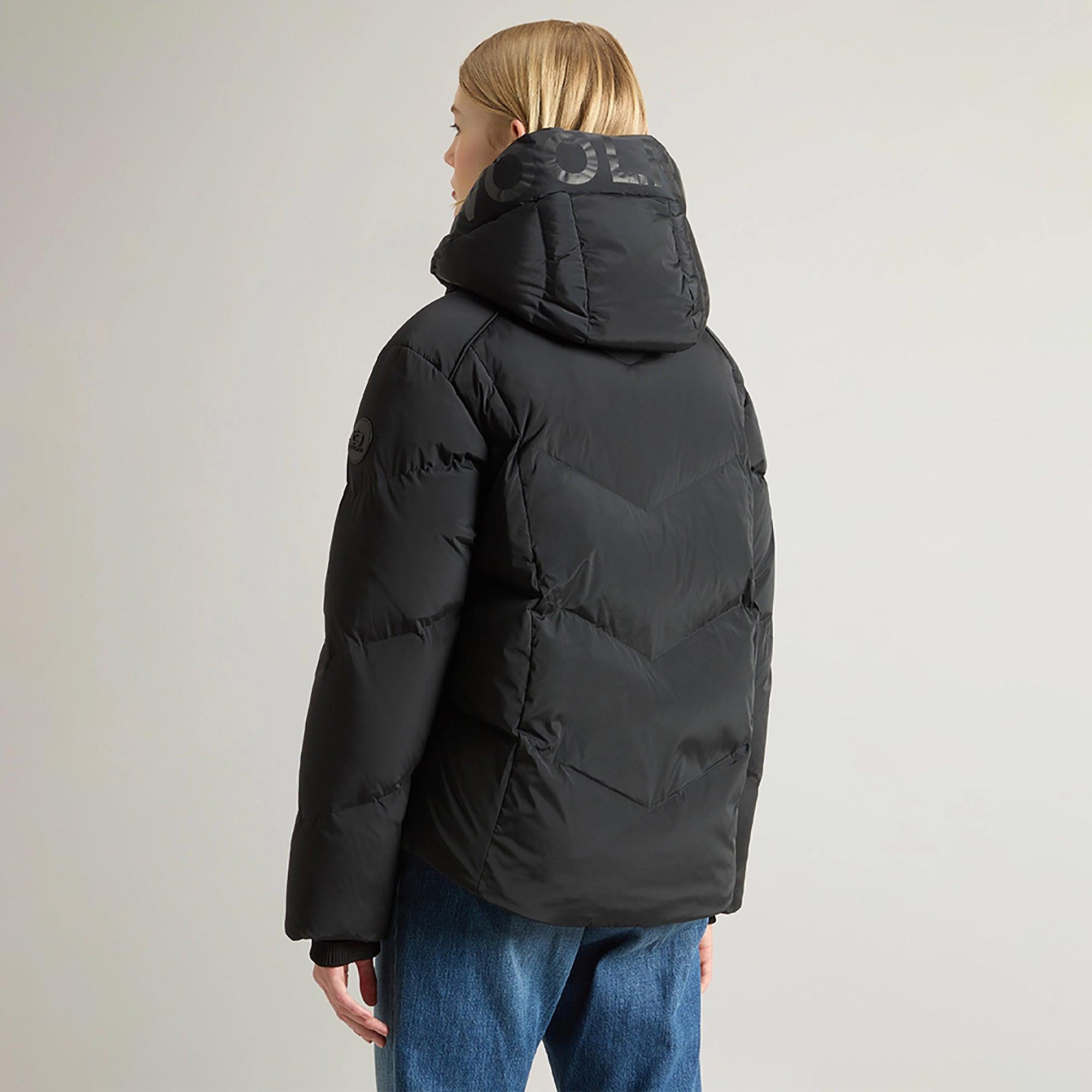 Product image 4 of 10 of Woolrich Women's Short Alsea Down Puffer Jacket - Black