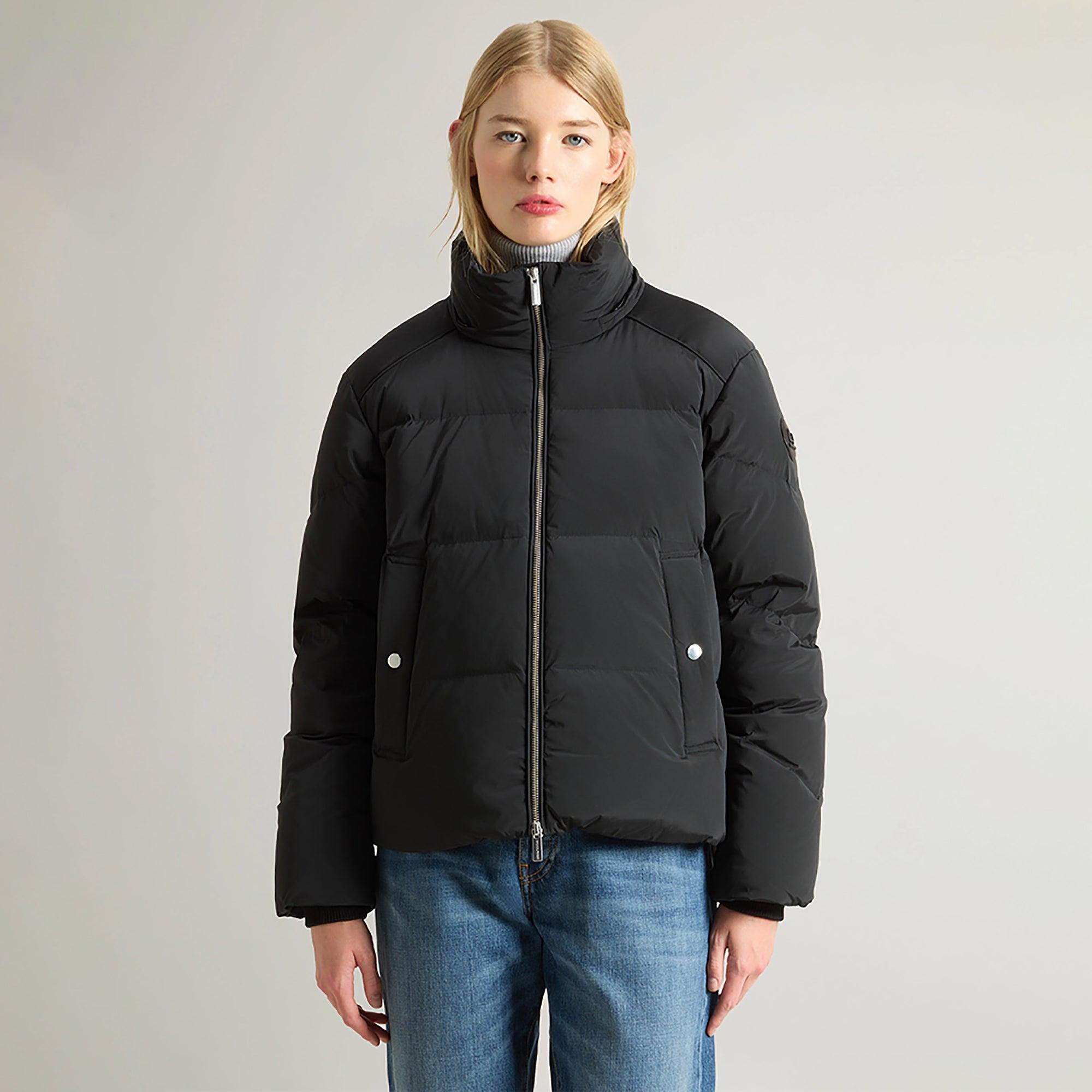 Product image 5 of 10 of Woolrich Women's Short Alsea Down Puffer Jacket - Black