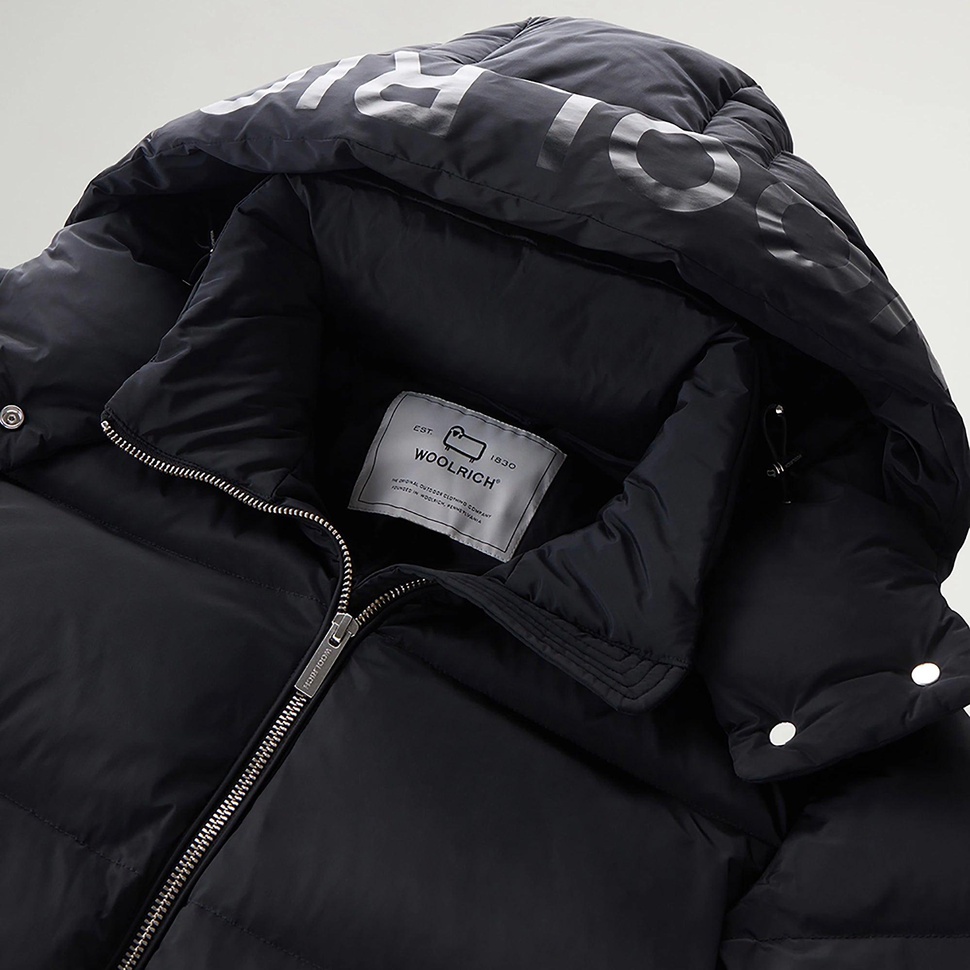 Product image 6 of 10 of Woolrich Women's Short Alsea Down Puffer Jacket - Black
