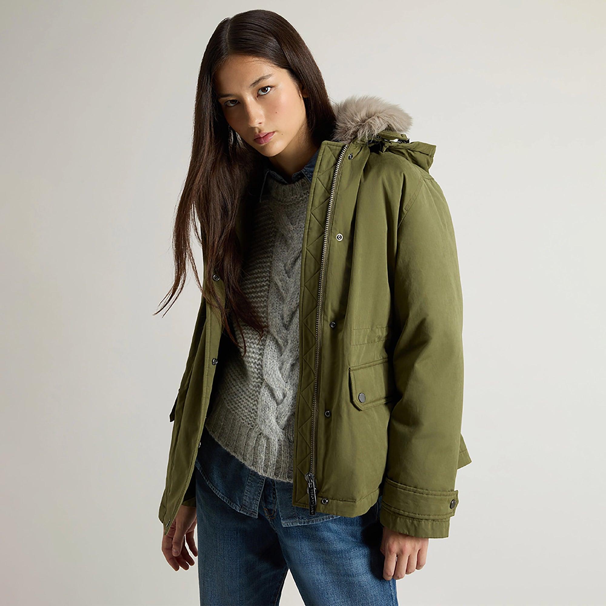 Product image 6 of 12 of Woolrich Women's Short Arctic Parka - Greenstone