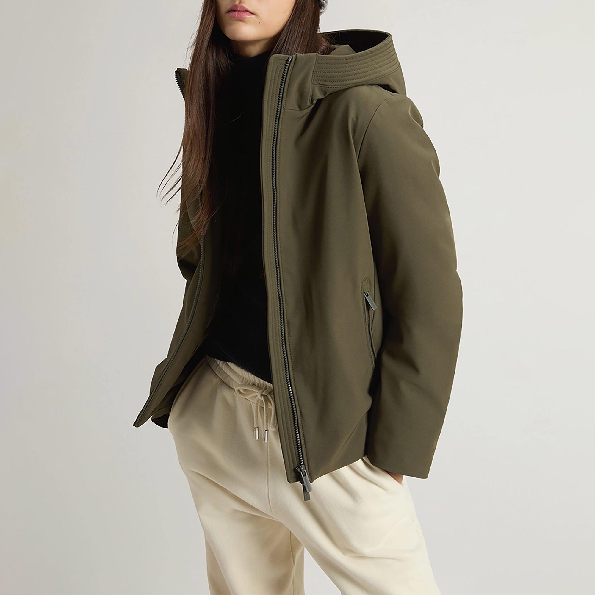 Product image 5 of 8 of Woolrich Women's Short Firth Down Parka - Dark Green
