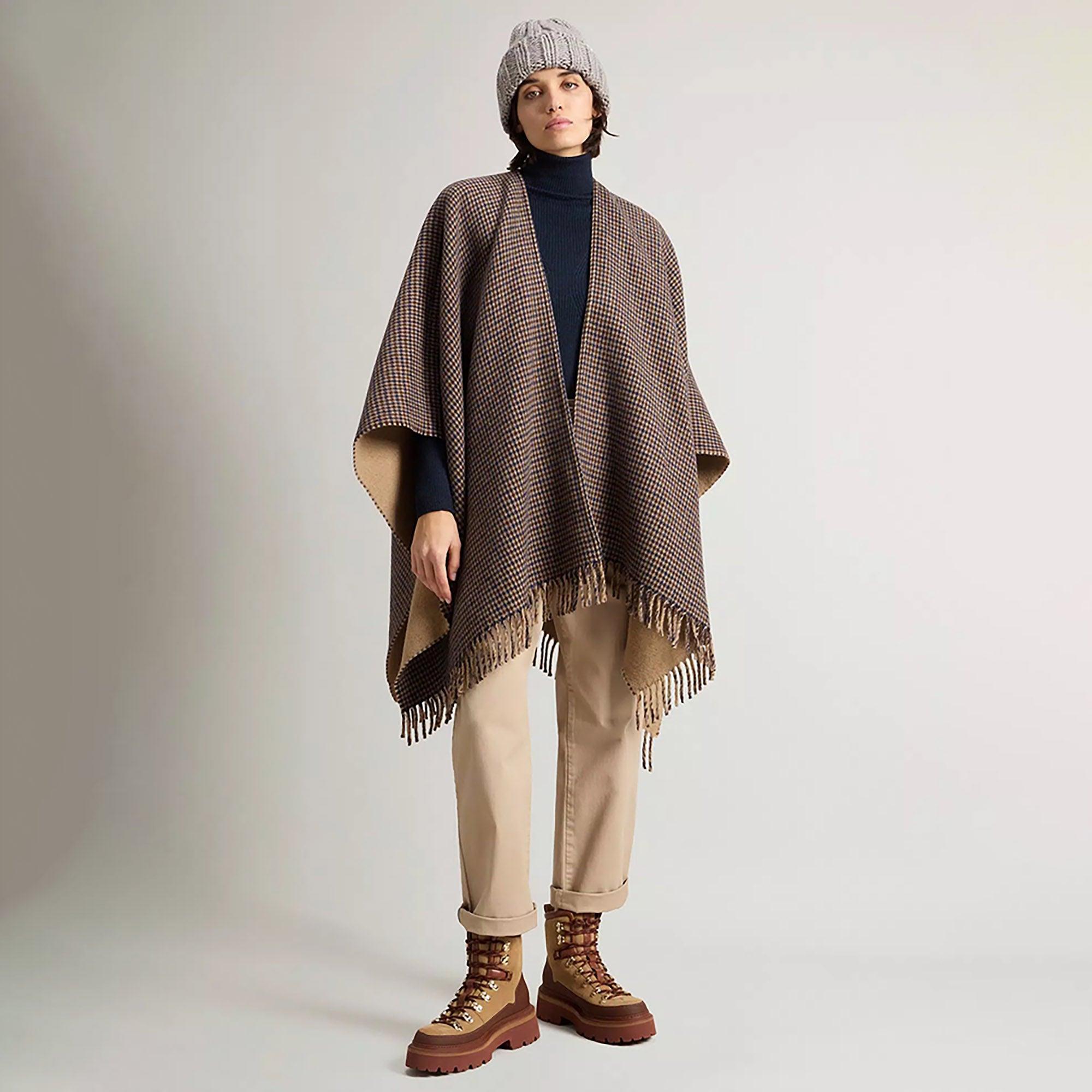 Product image 2 of 4 of Woolrich Women's Wool-Blend Double-Face Cape - Beige