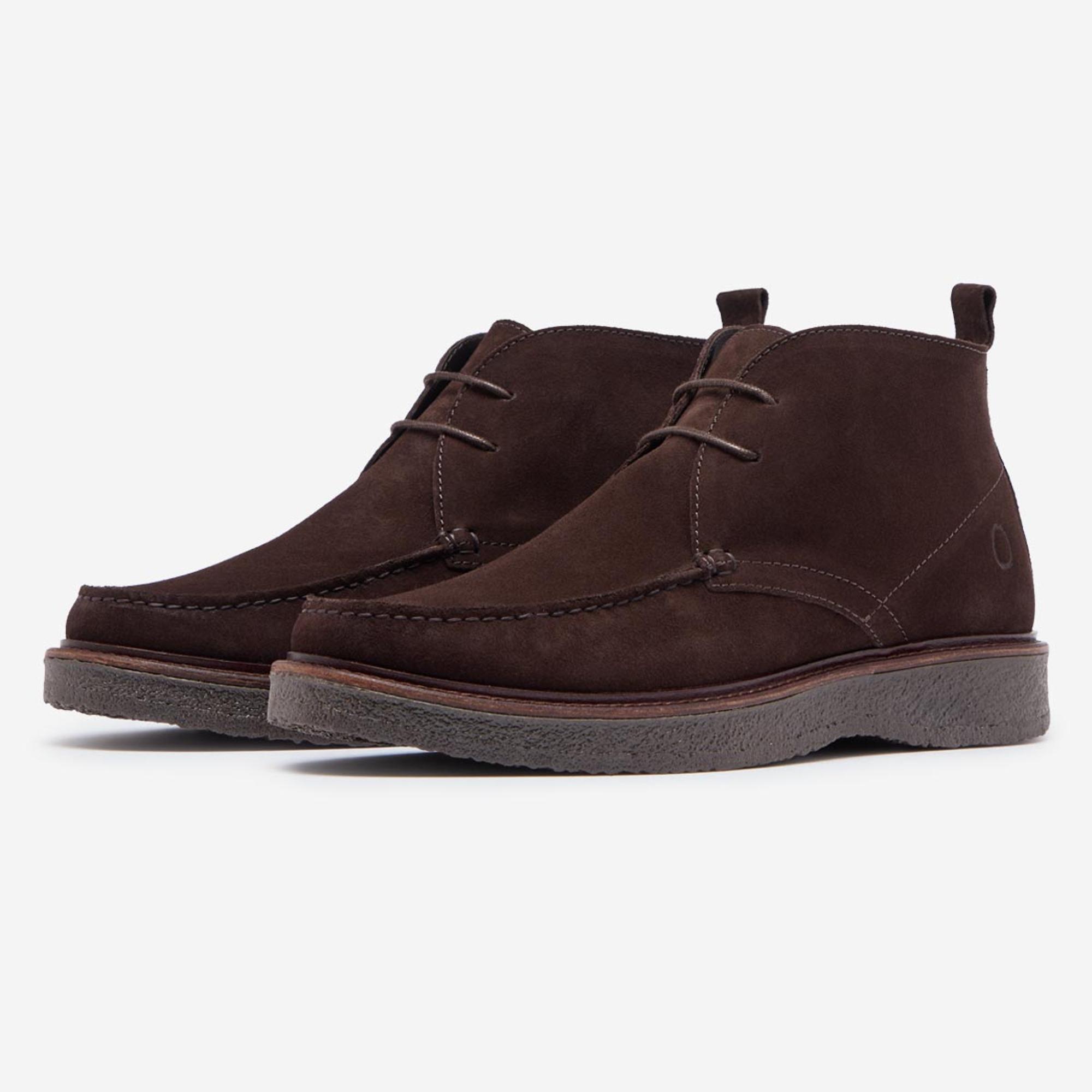 Product image 2 of 6 of Oliver Sweeney Men's Xixona Calf Suede Moccasin Boots - Chocolate