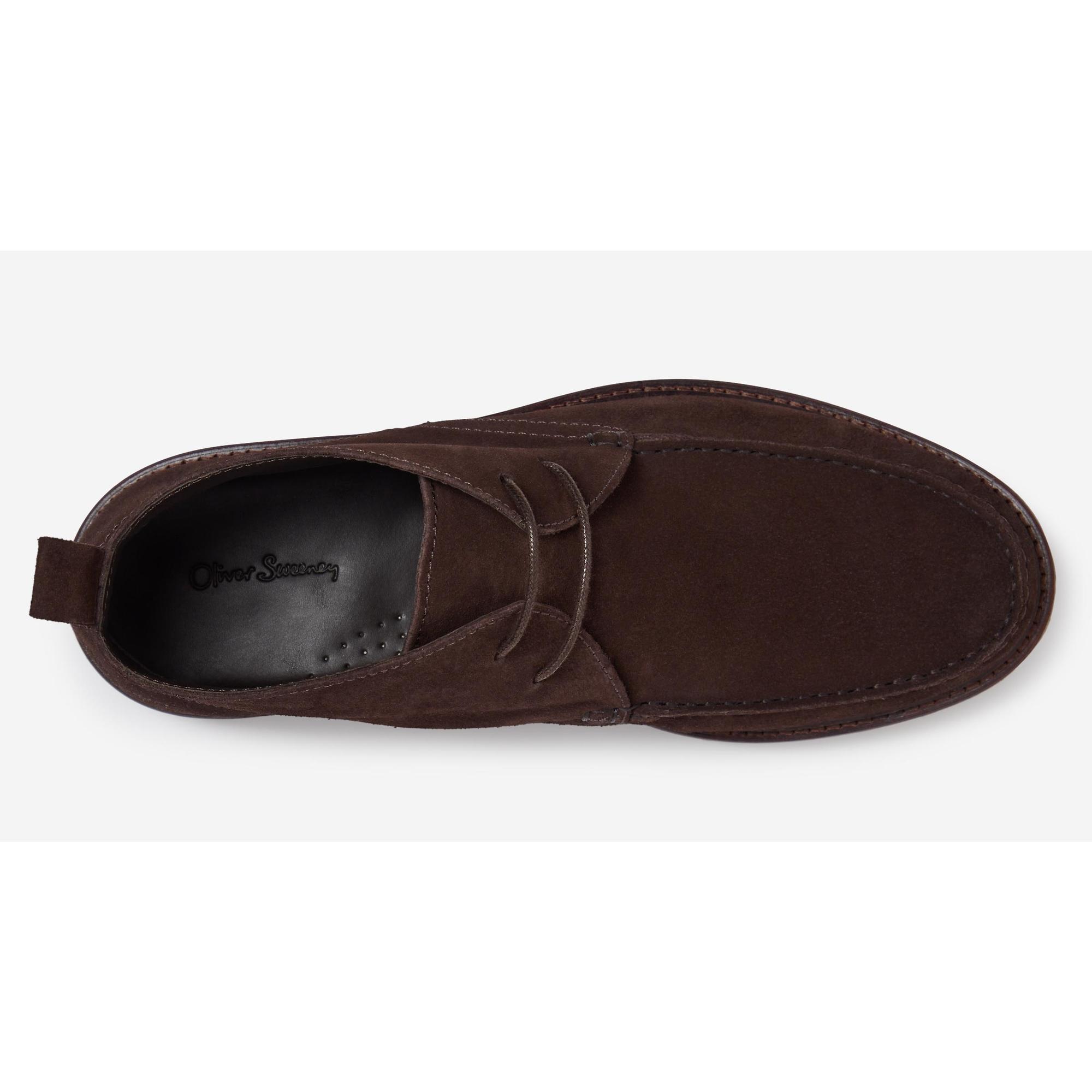 Product image 4 of 6 of Oliver Sweeney Men's Xixona Calf Suede Moccasin Boots - Chocolate