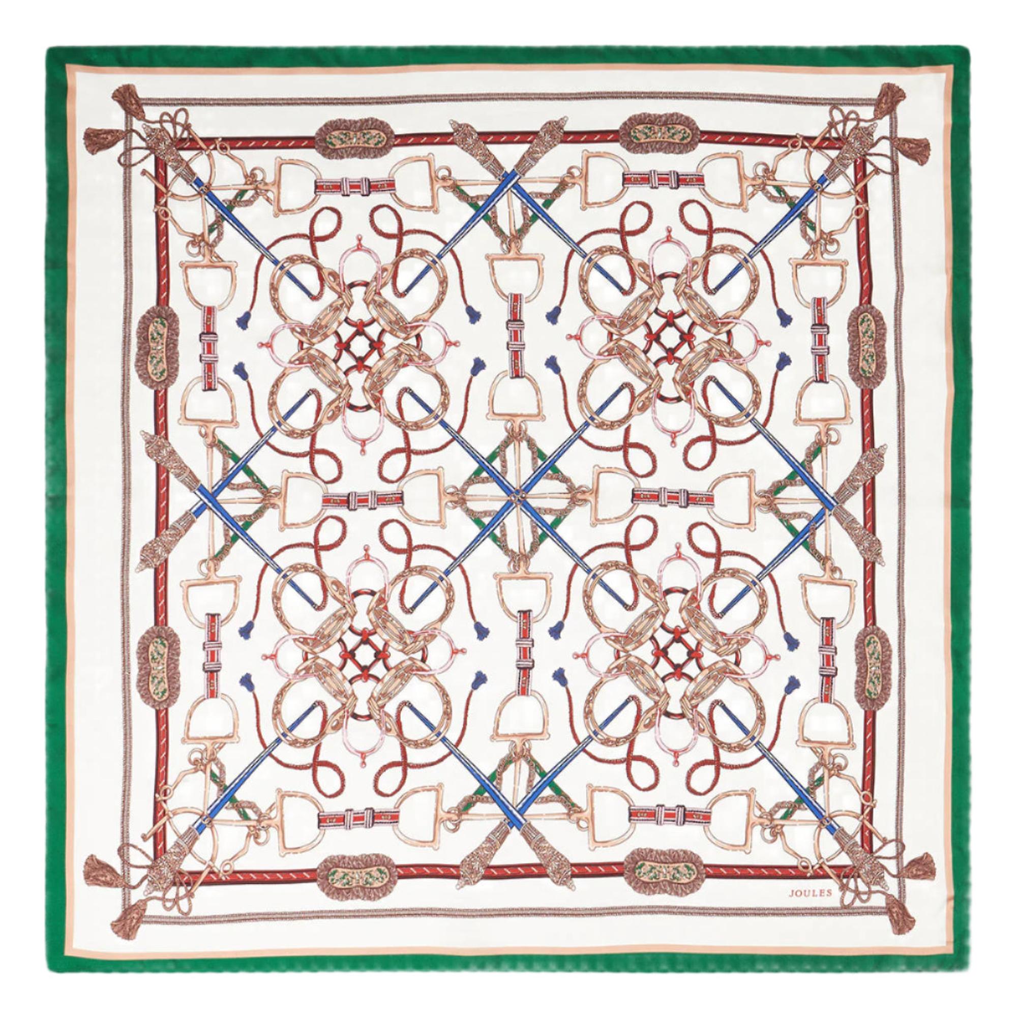 Product image 1 of 3 of Joules Women's Bloomfield Silk Scarf - Cream