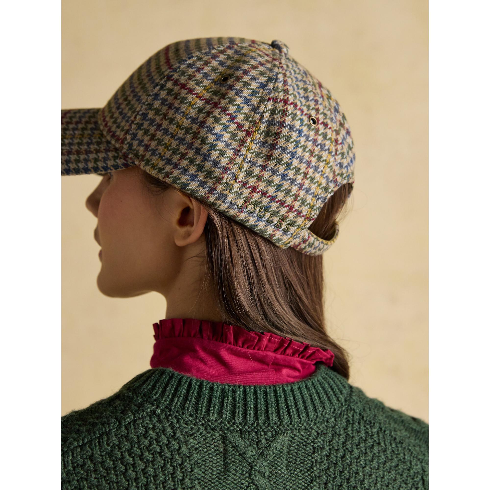Product image 3 of 7 of Joules Women's Perry Tweed Baseball Cap - Multi