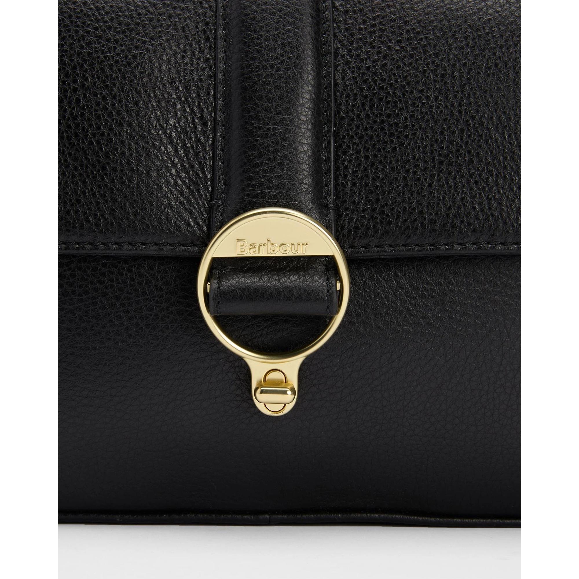 Product image 5 of 8 of Barbour Women's Rosa Leather Crossbody Bag - Black