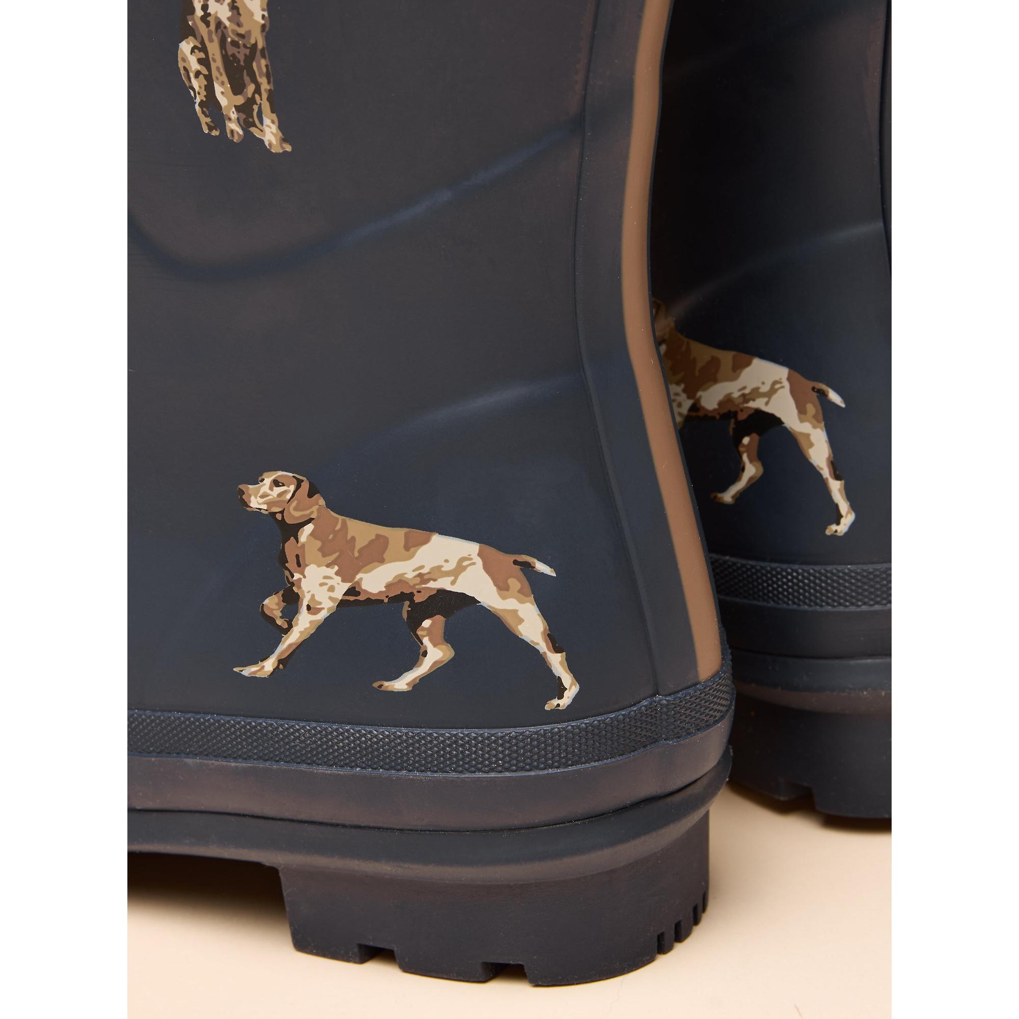 Product image 6 of 6 of Joules Women's Adjustable Tall Printed Wellies - Navy Dog