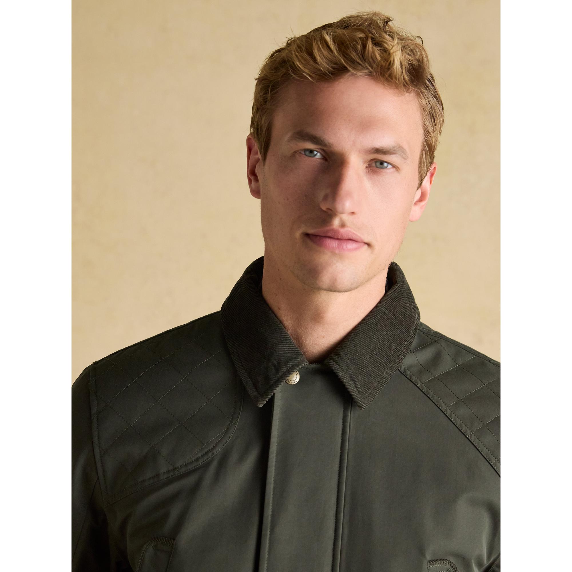 Product image 4 of 13 of Joules Men's Farleigh Waterproof Midweight Country Coat - Green