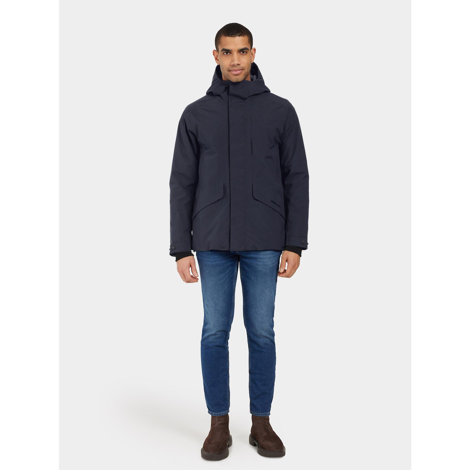 Product image 3 of 9 of Didriksons Men's Adam Parka Jacket - Dark Night Blue