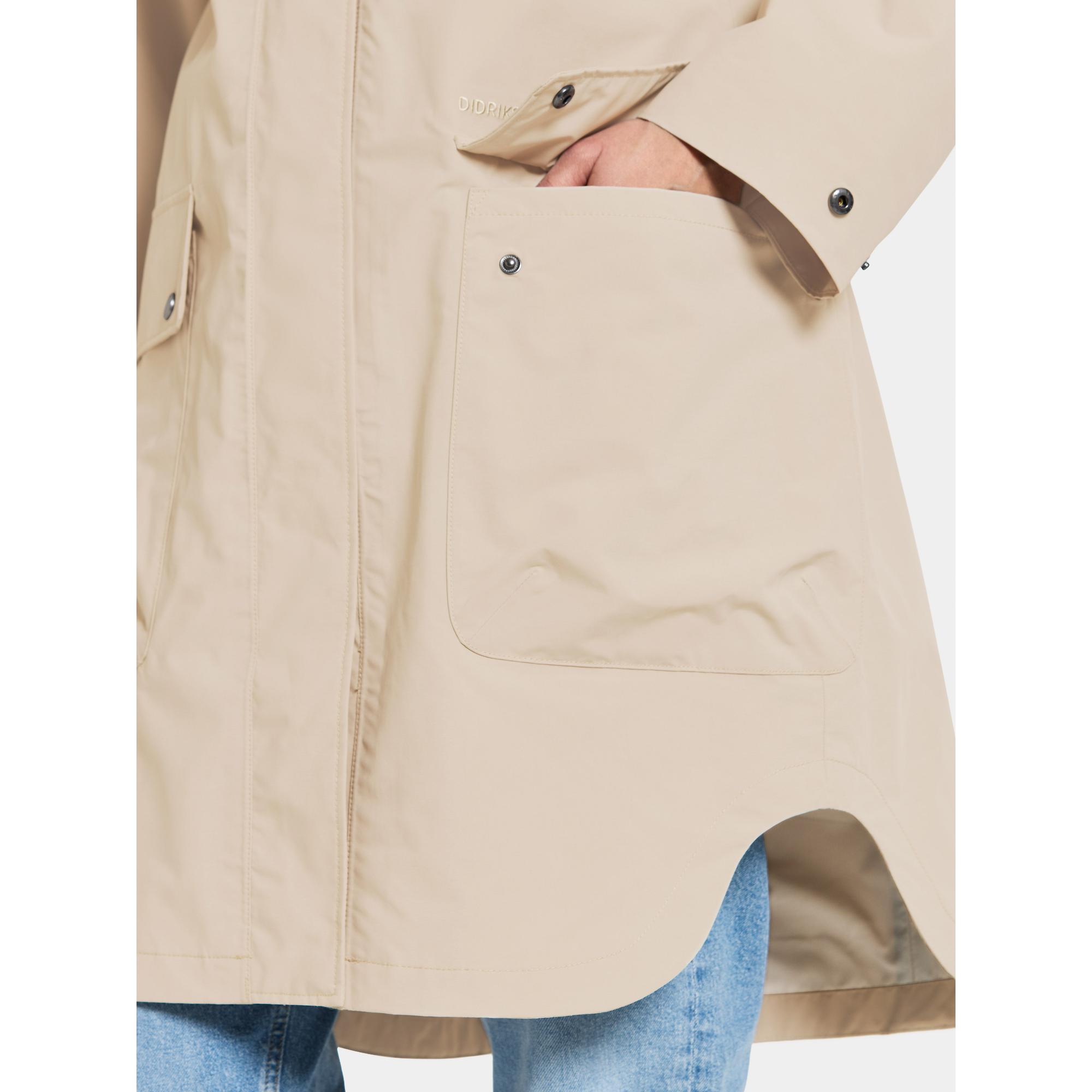 Product image 8 of 11 of Didriksons Women's Adria Waterproof Parka - Clay Beige