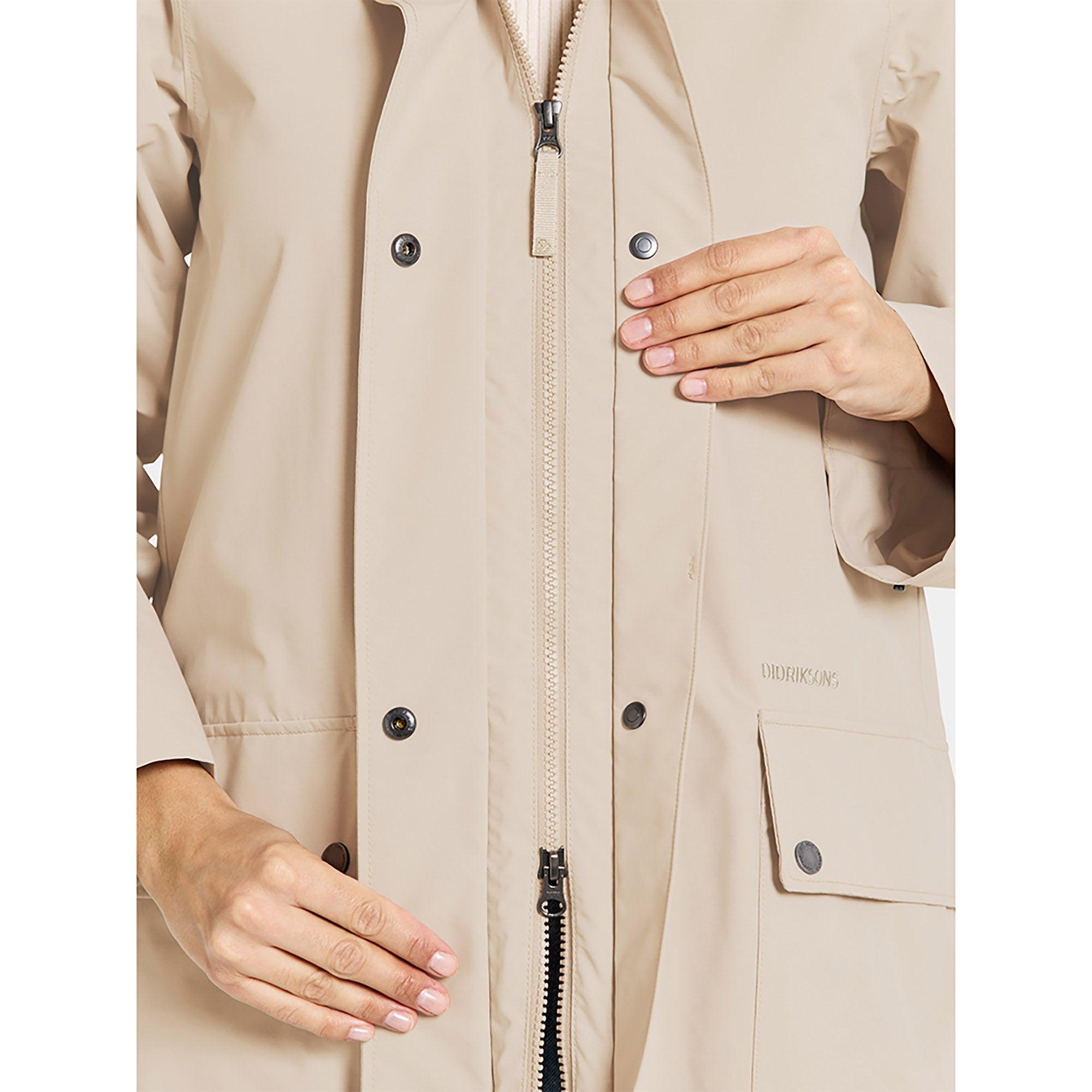 Product image 11 of 11 of Didriksons Women's Adria Waterproof Parka - Clay Beige