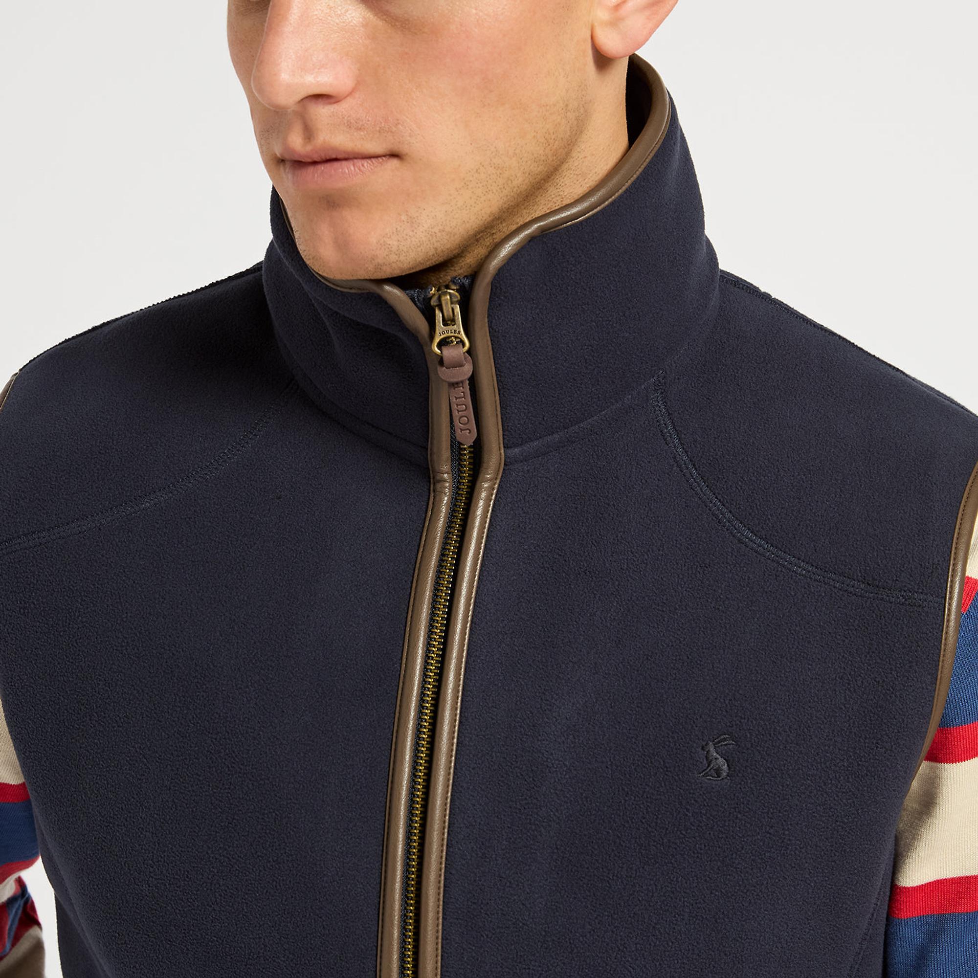 Product image 3 of 6 of Joules Men's Heritage Fleece Gilet - Navy