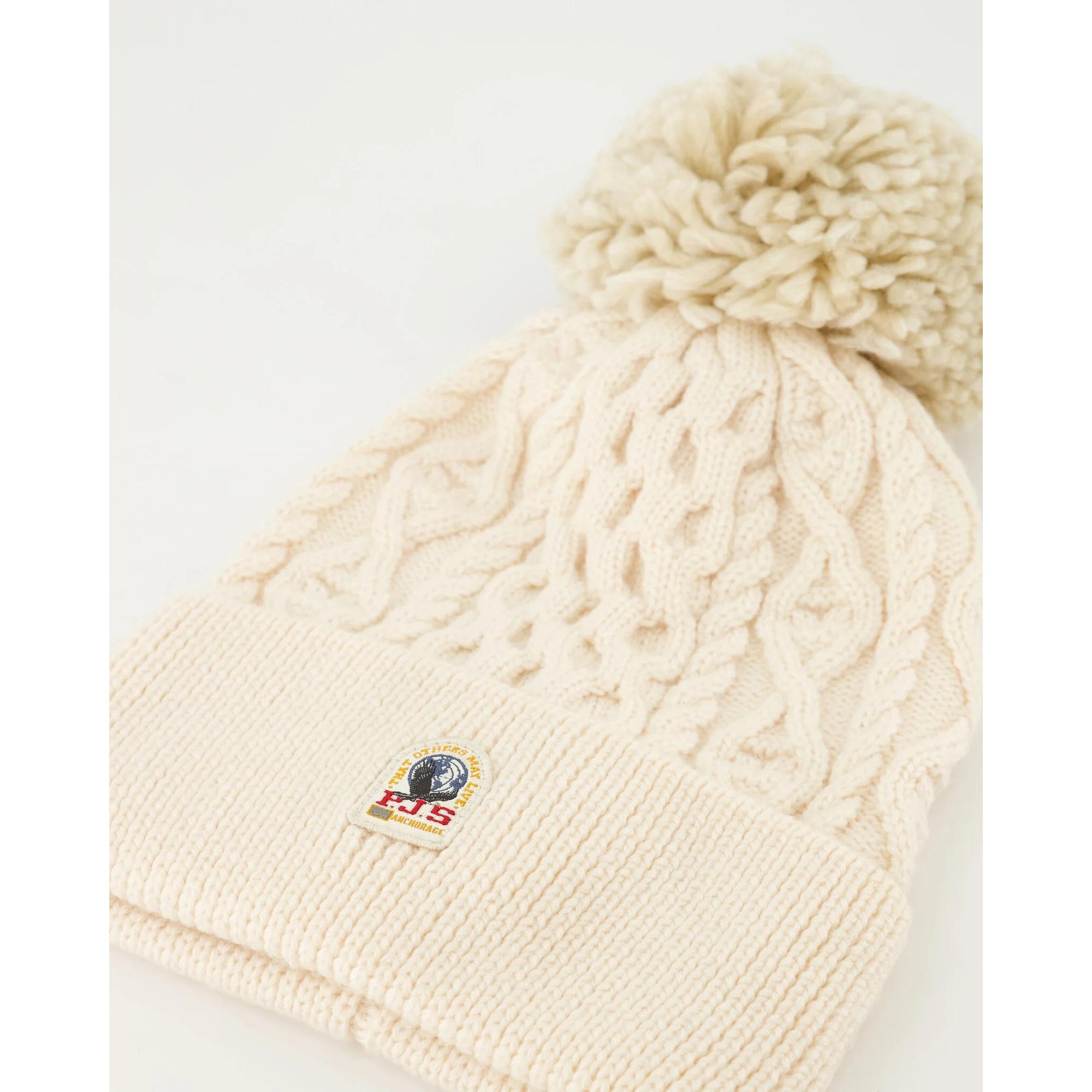 Product image 4 of 4 of Parajumpers Aran Pom Pom Hat - Moonbeam