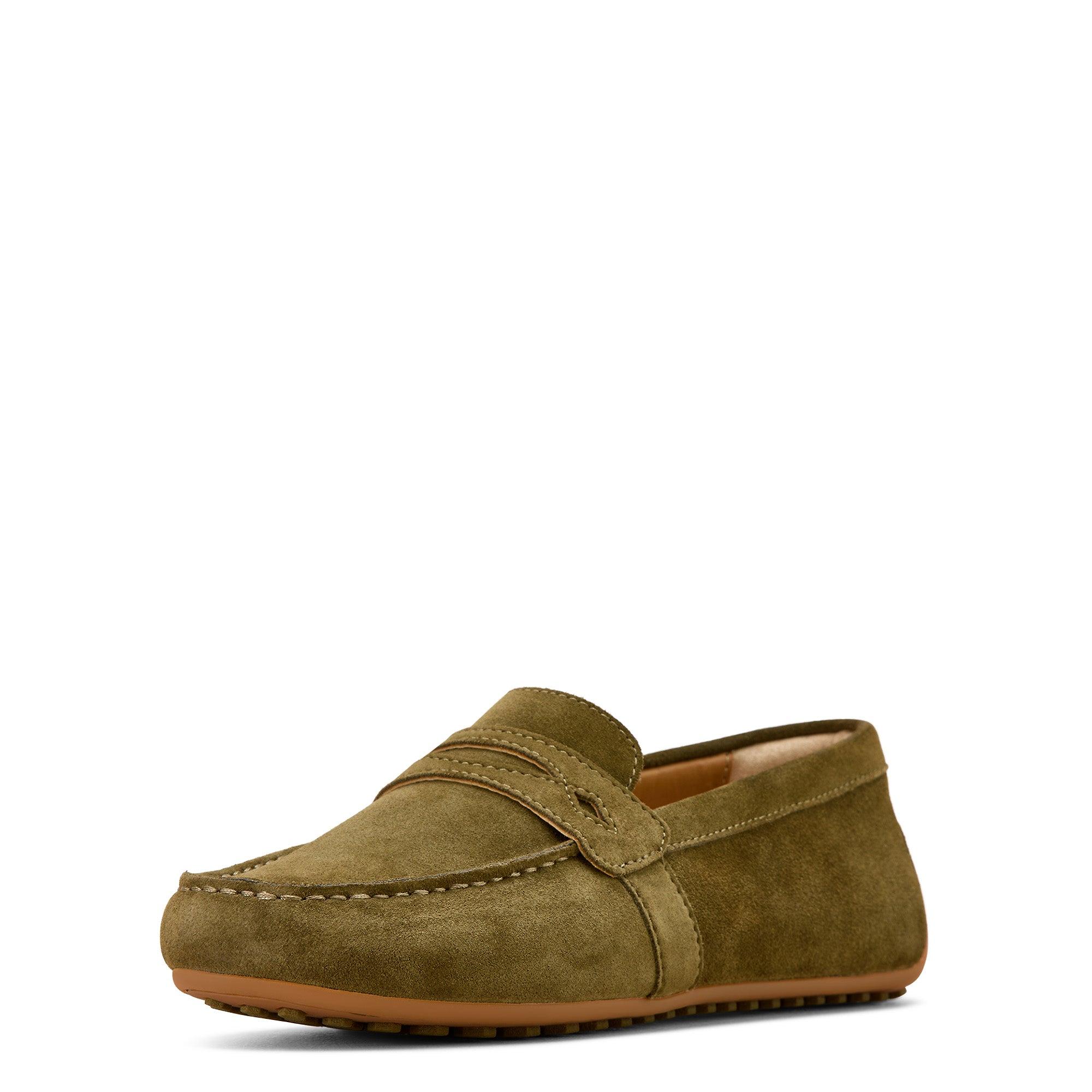 Product image 1 of 7 of Ariat Women's Selene Driving Shoes - Dark Olive Suede