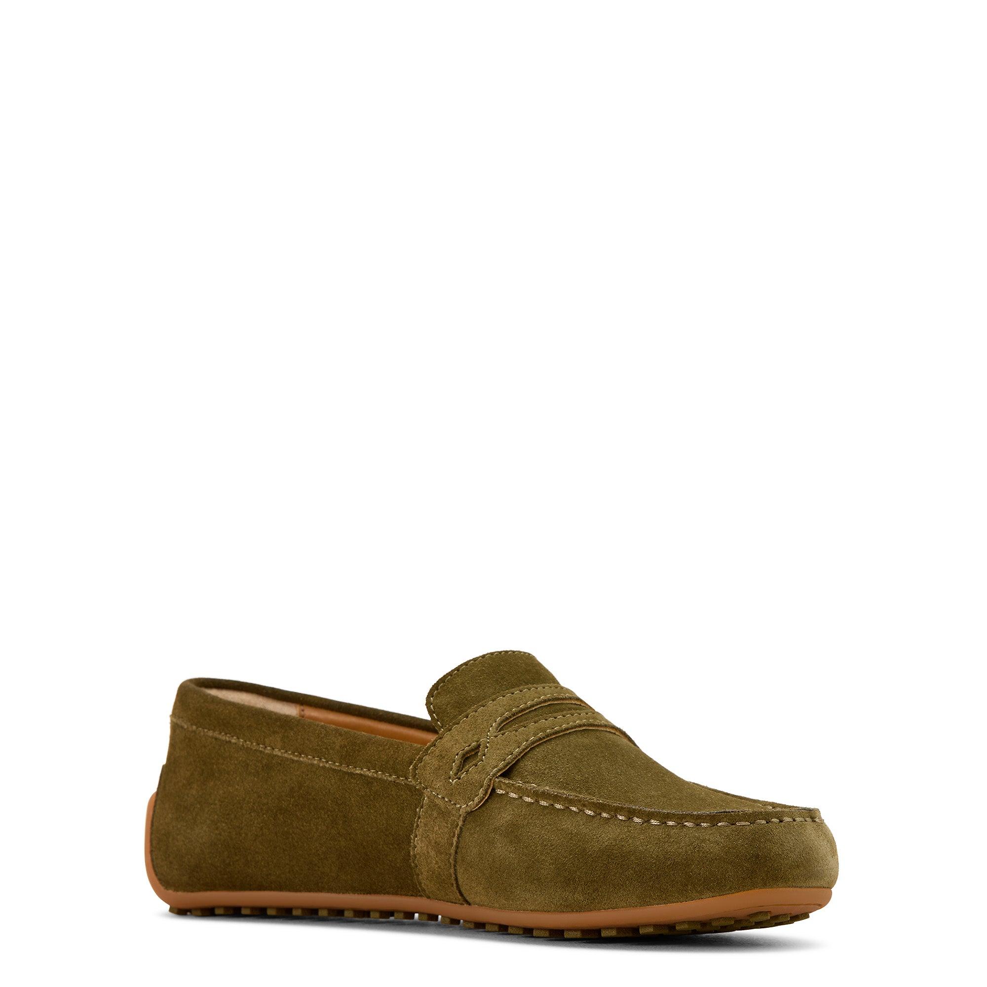 Product image 3 of 7 of Ariat Women's Selene Driving Shoes - Dark Olive Suede